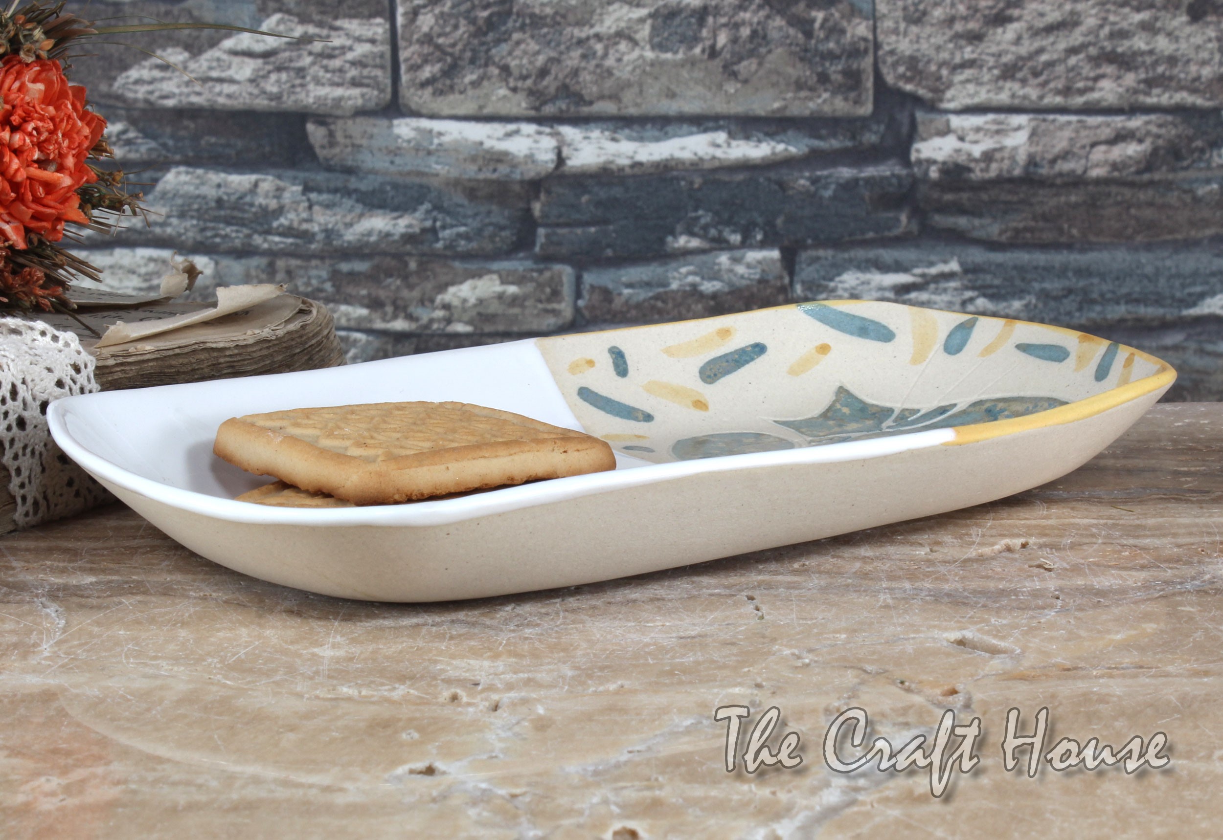 Ceramic saucer 'Cats'