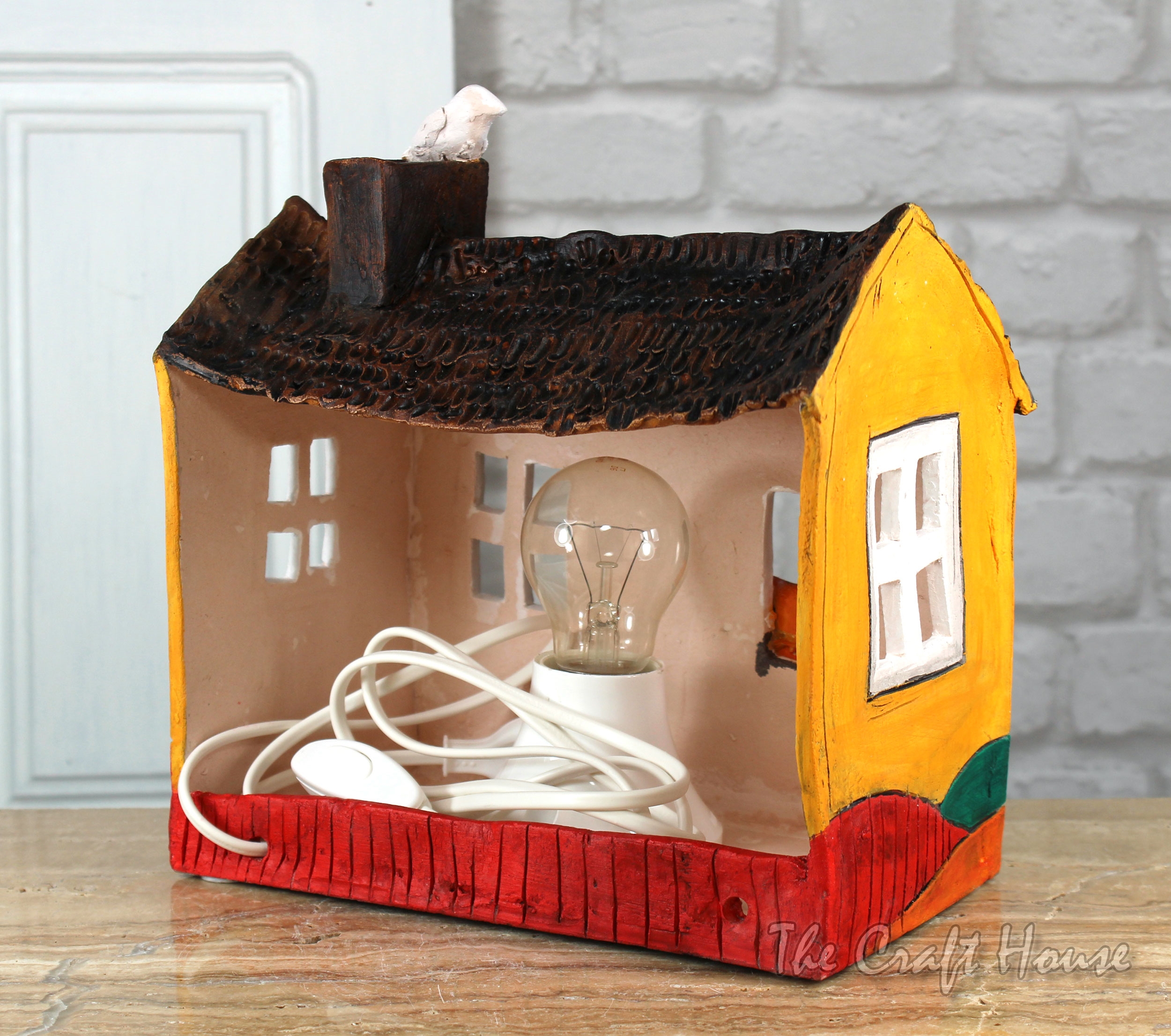 Ceramic lamp 'House'