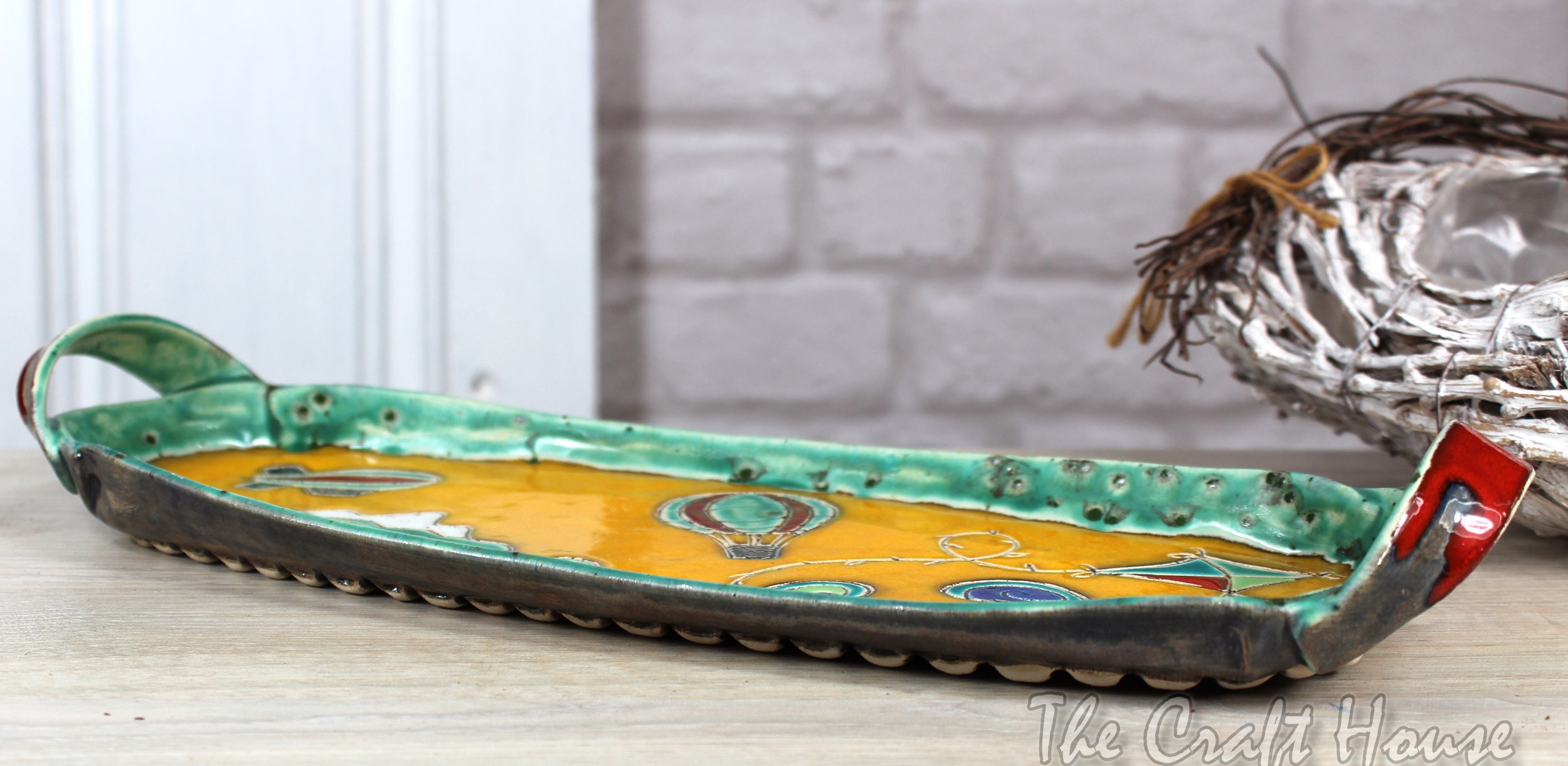 Ceramic plate 