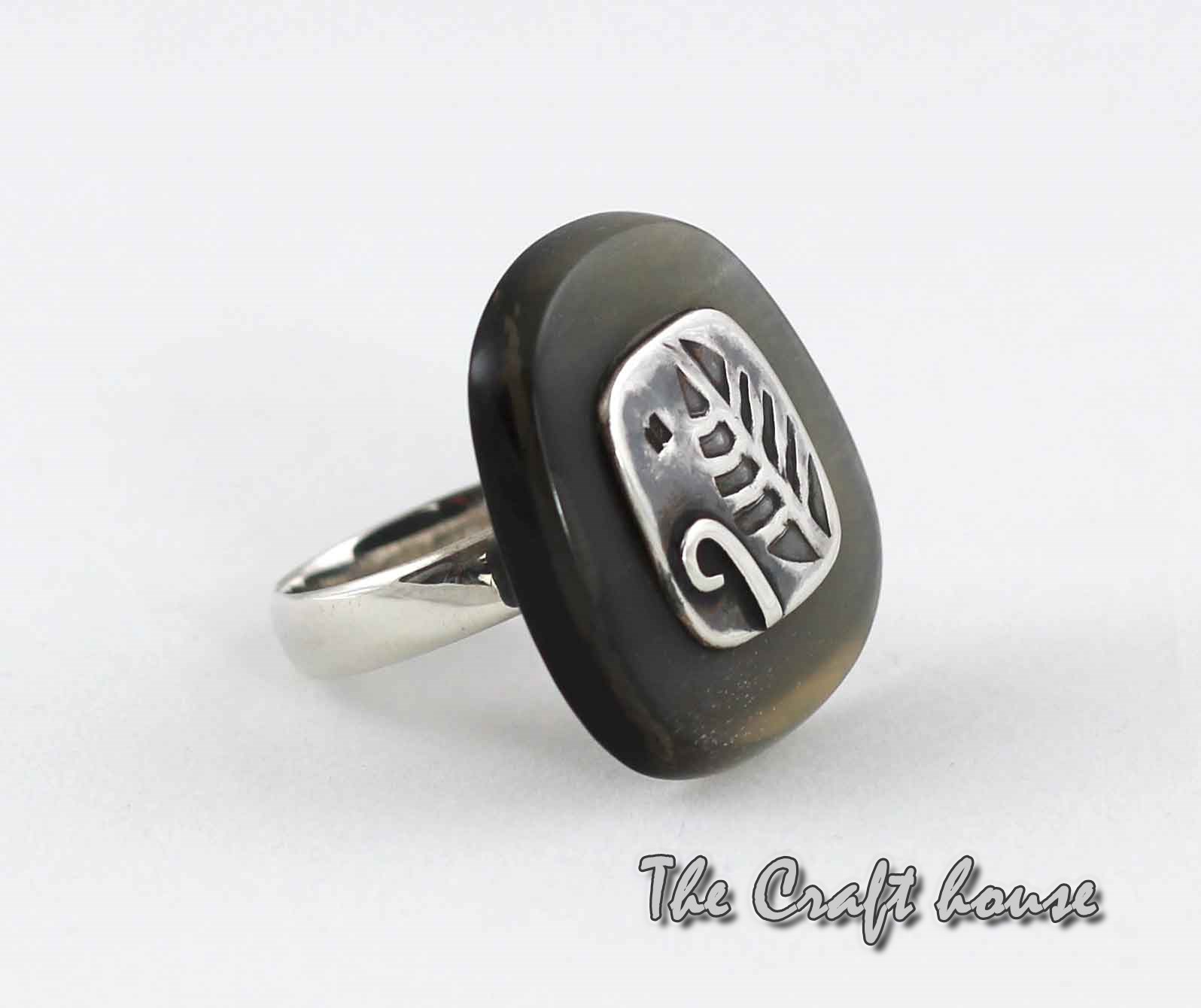 Ring with horn - 58.80 € (115 lv)
