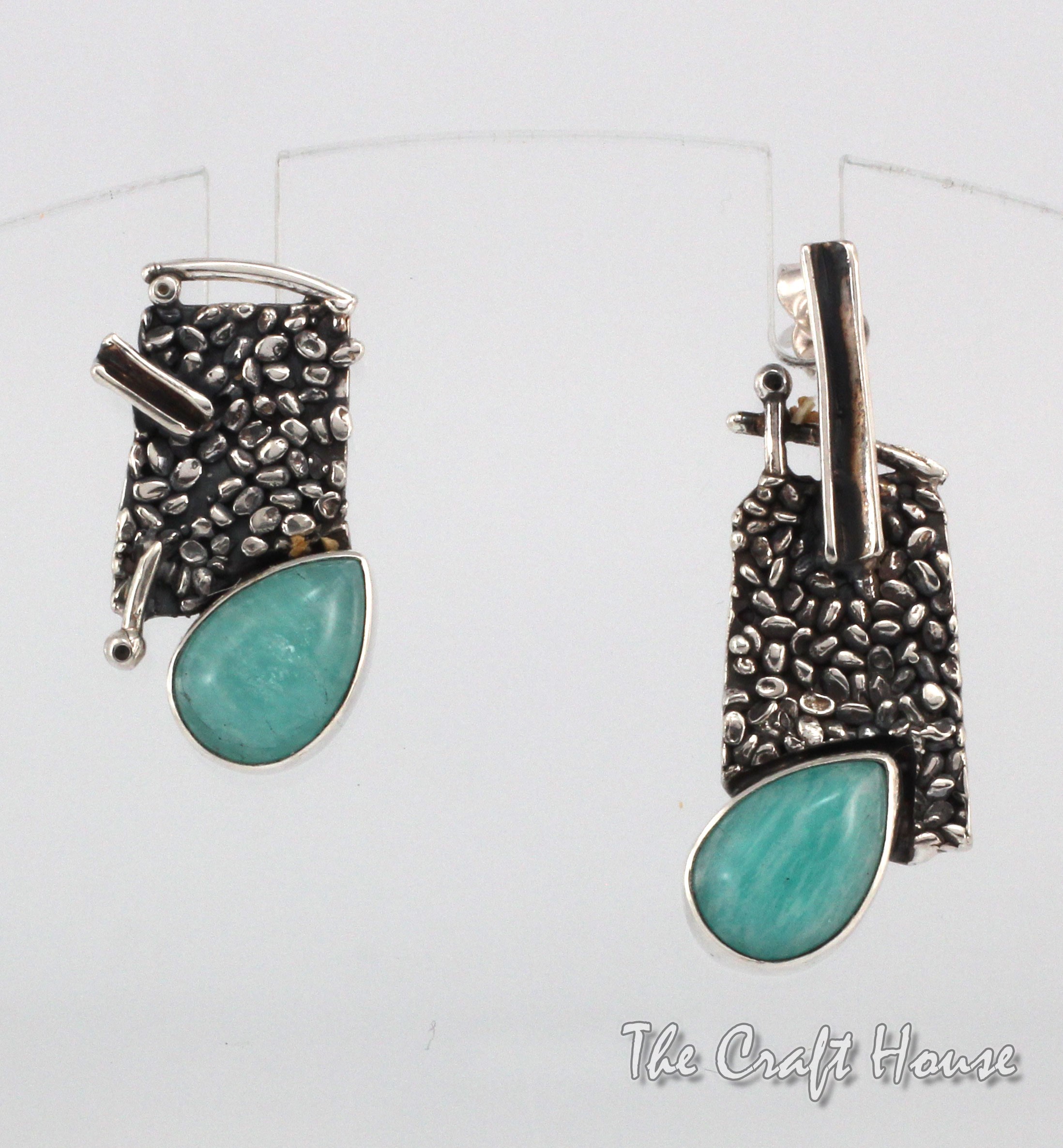 Silver earrings with Amazzonite - 79.25 € (155 lv)