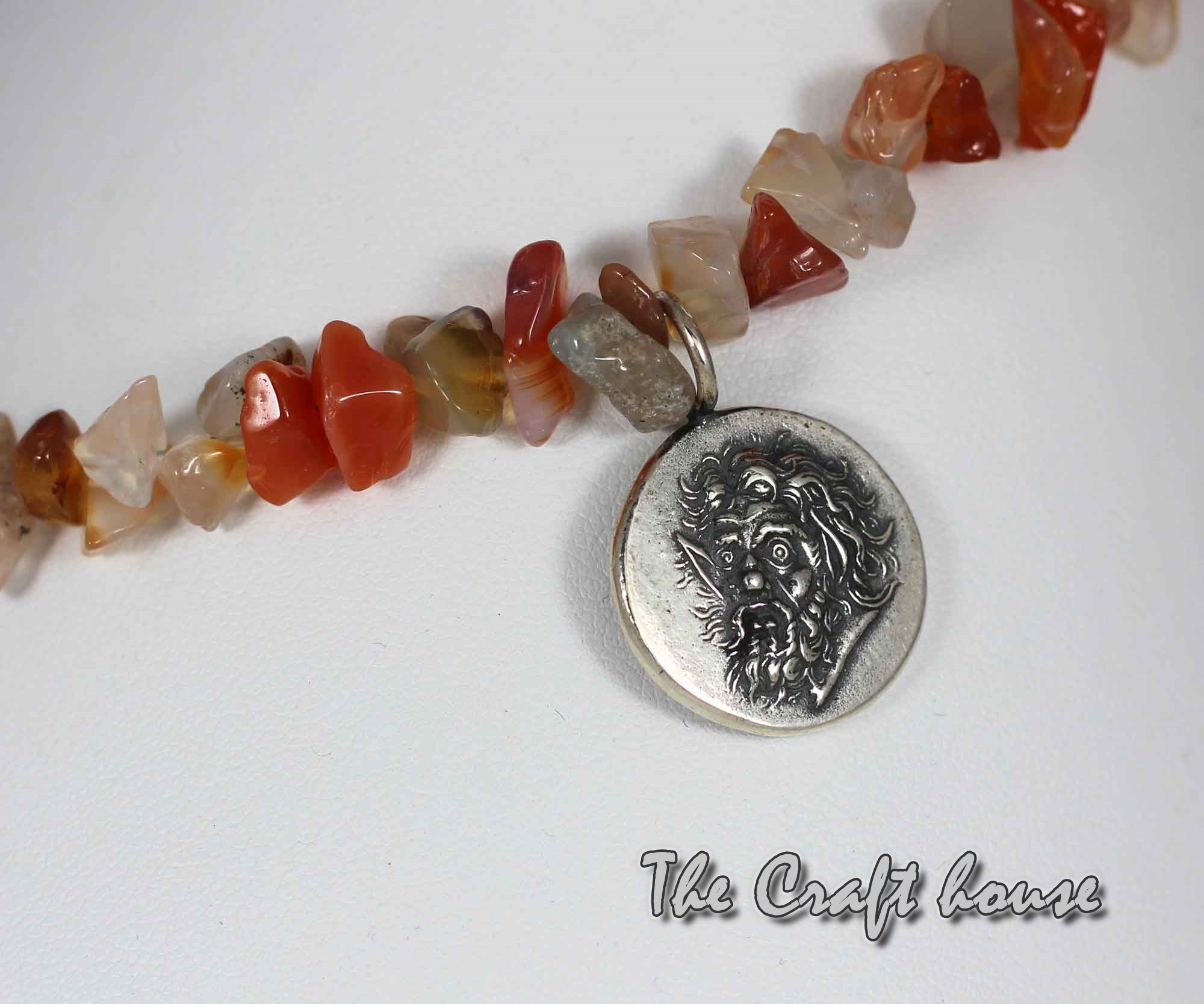 Сребърно колие 'Антик' -  лв (€)