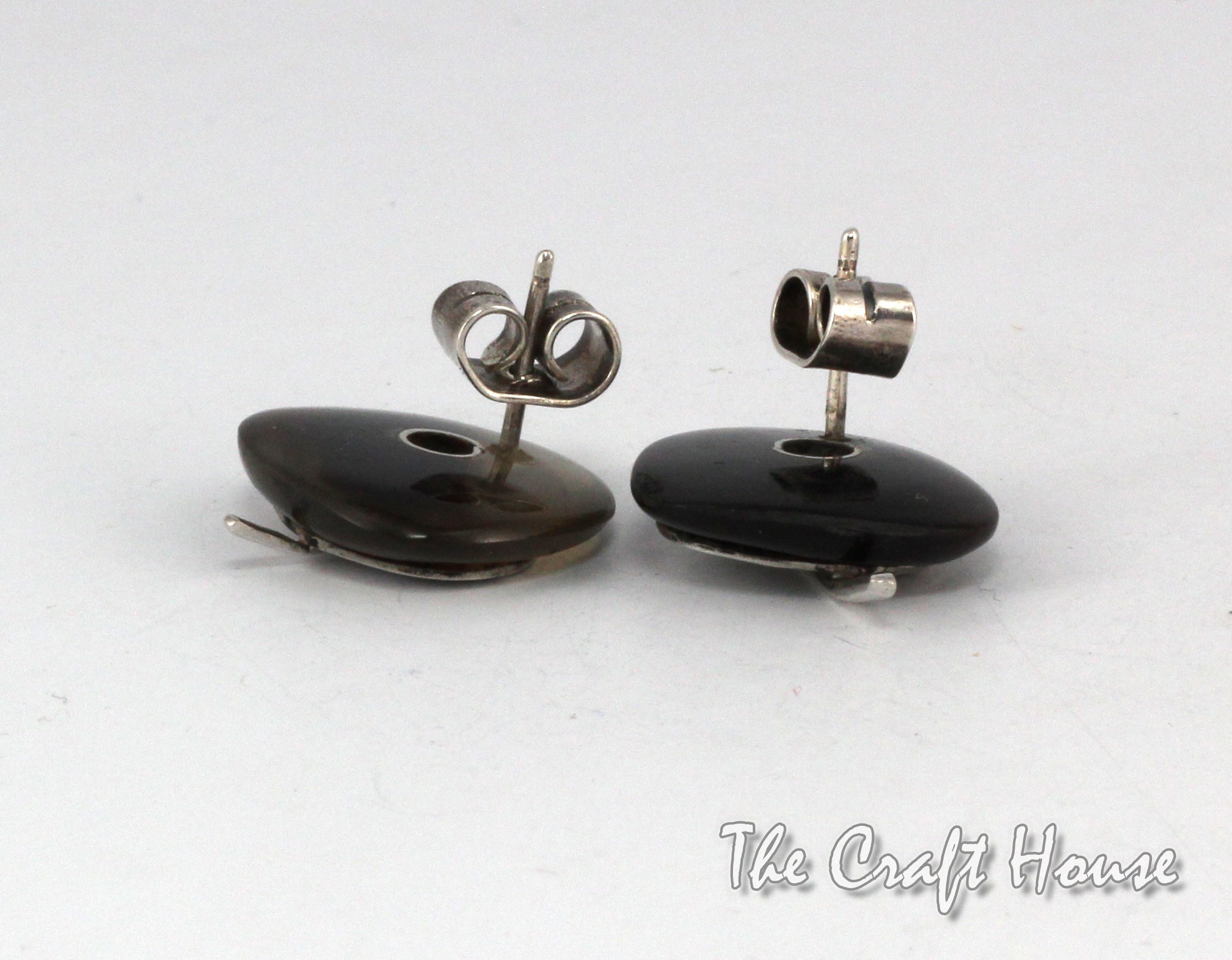 Silver earrings with horn - € ( lv)