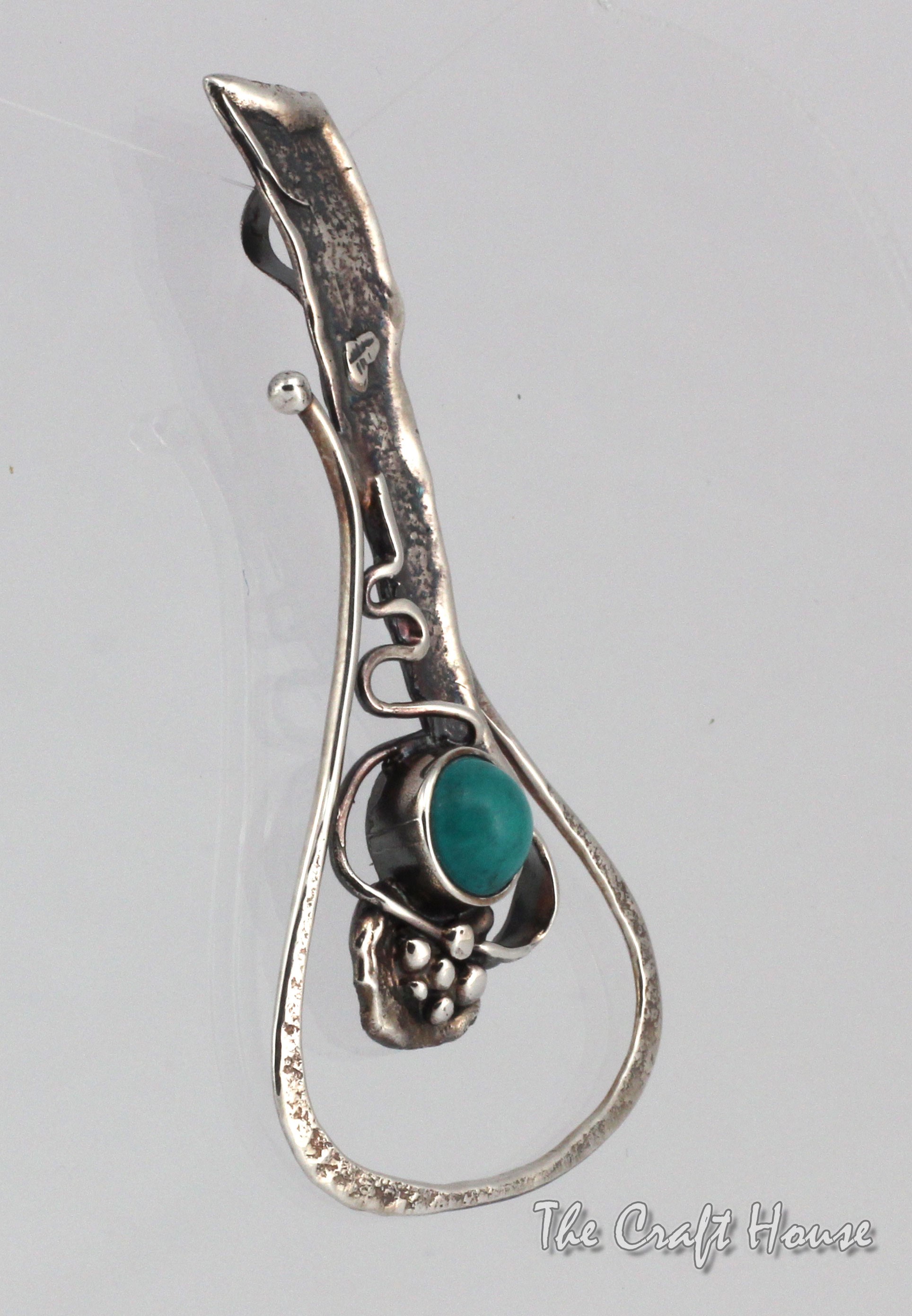 Silver pendant with Turquoise - 70.56 € (138 lv)