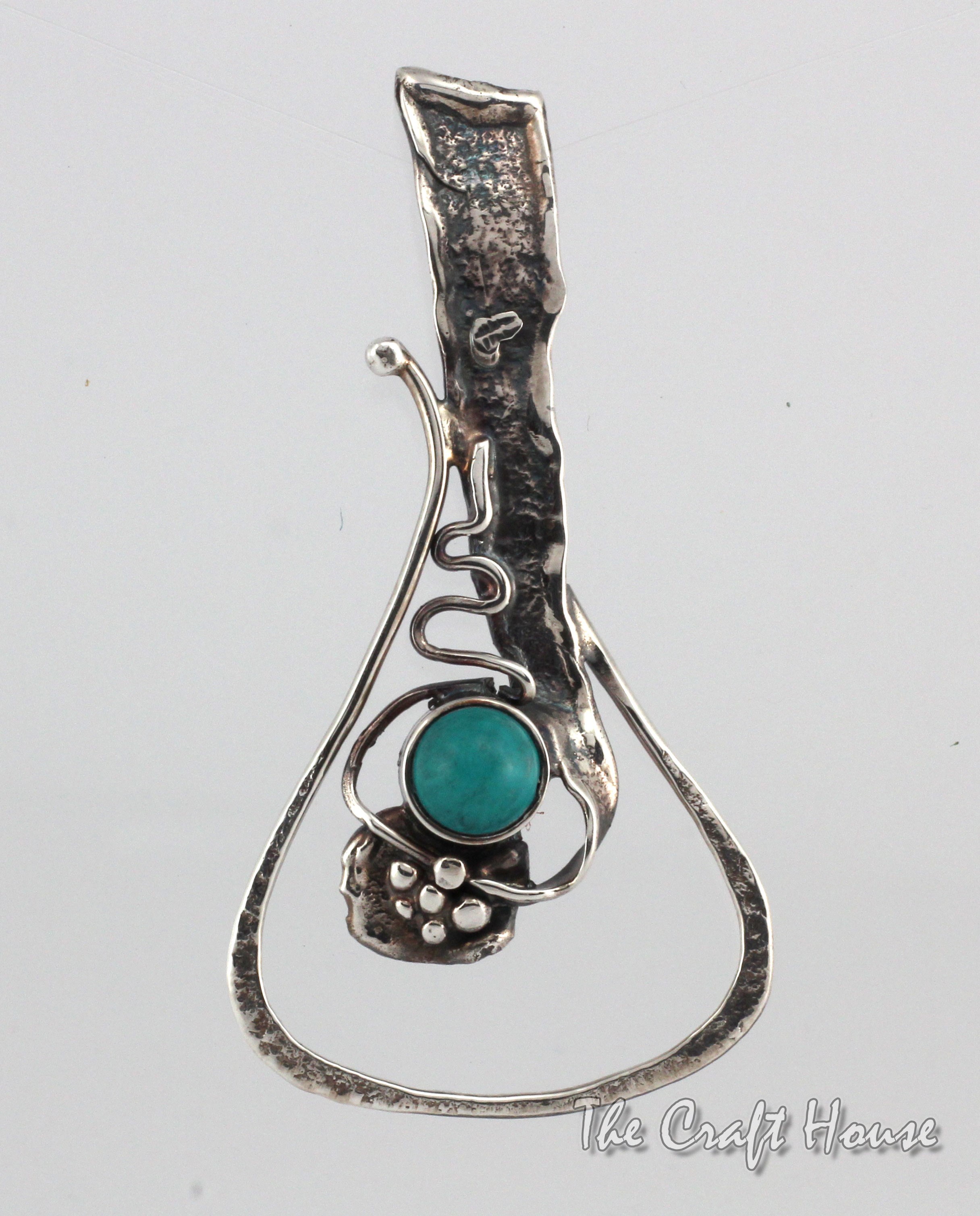 Silver pendant with Turquoise - 70.56 € (138 lv)