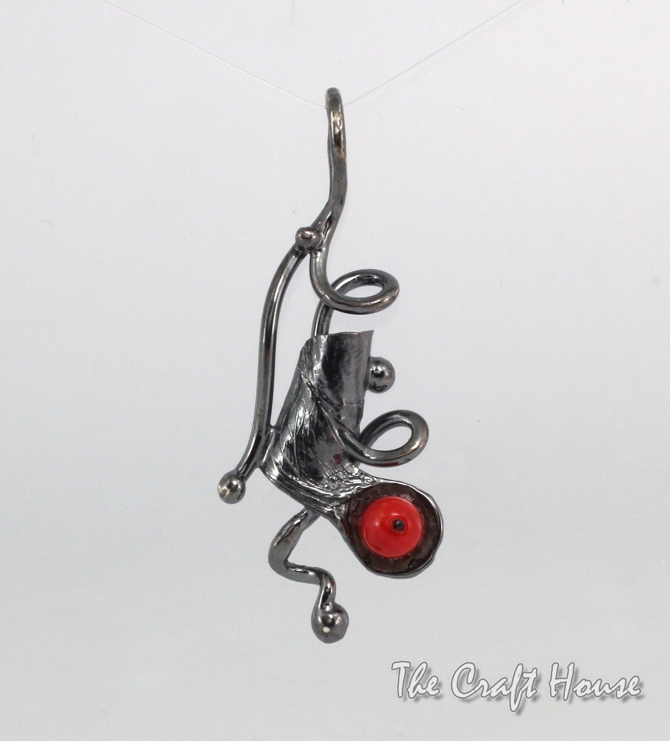 Silver pendant with Coral  - € ( lv)