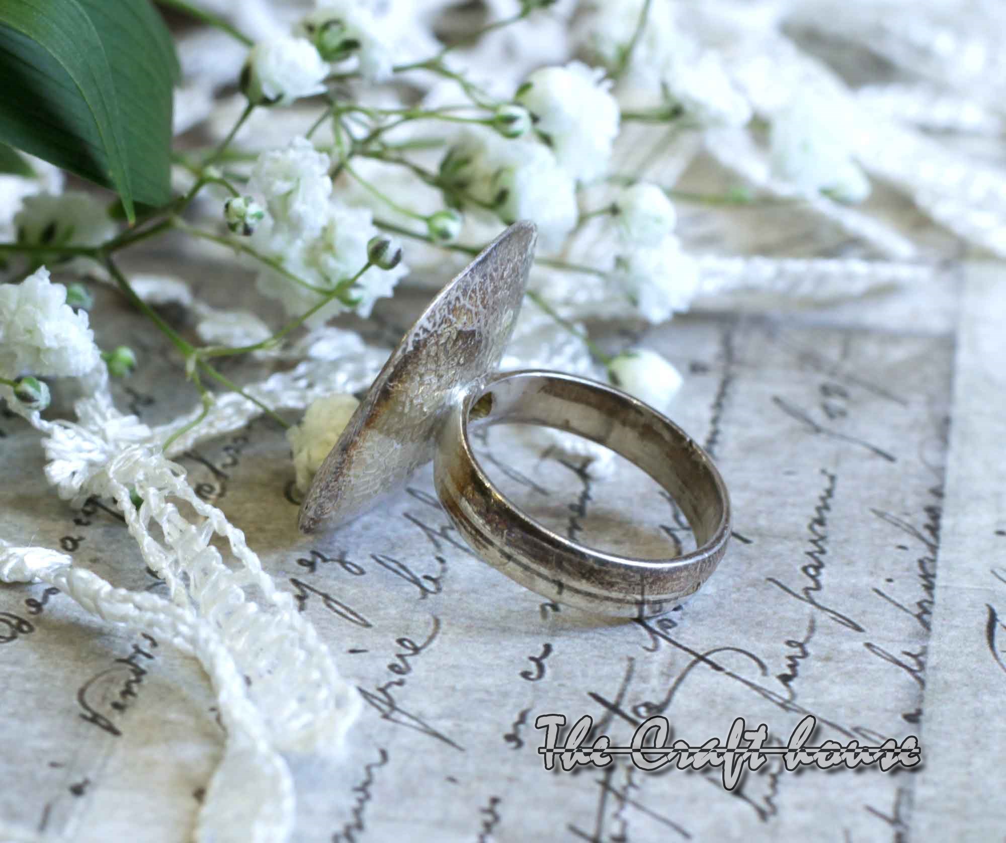 Silver ring with gold-plating - 63.91 € (125 lv)