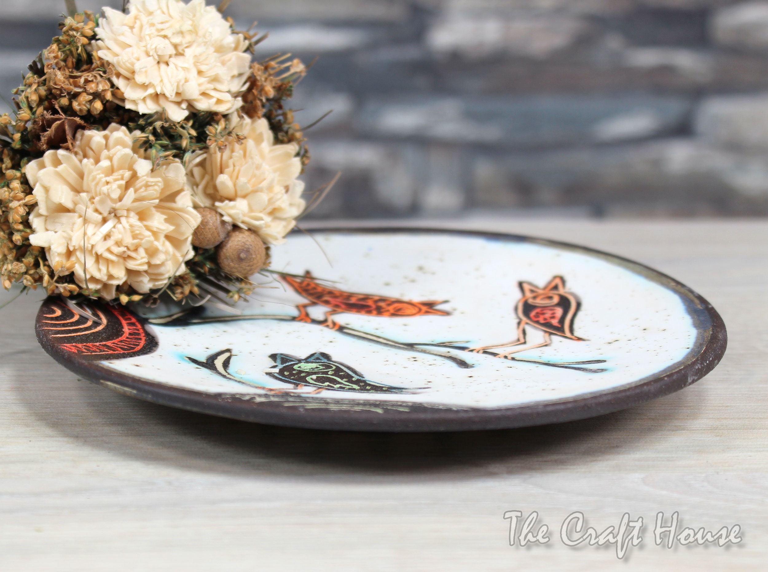 Ceramic saucer 
