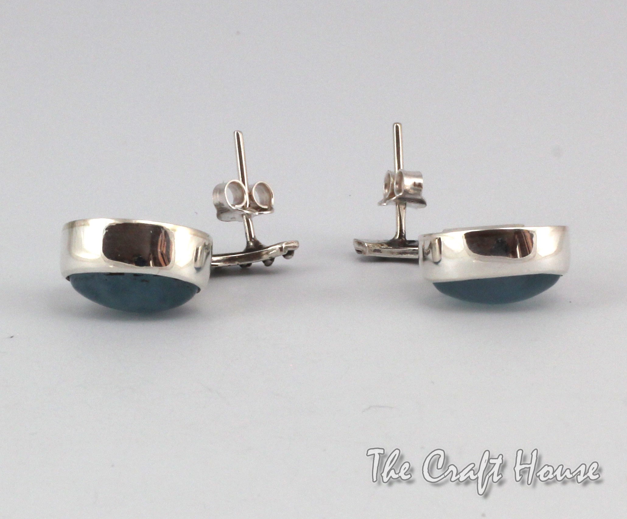 Sterling silver earrings with Aquamarine - 97.15 € (190 lv)