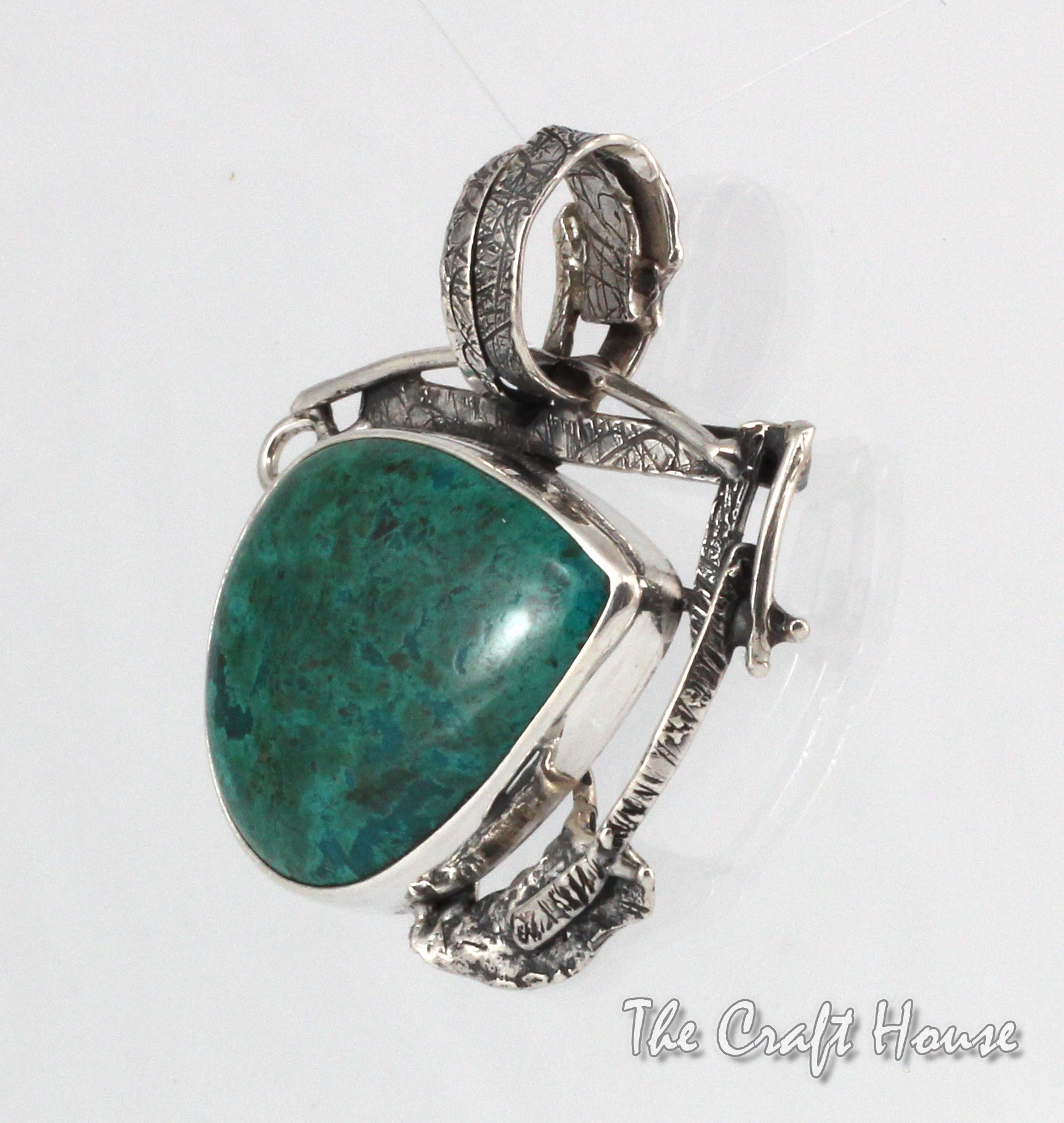 Silver pendant with Chrysocolla - € ( lv)