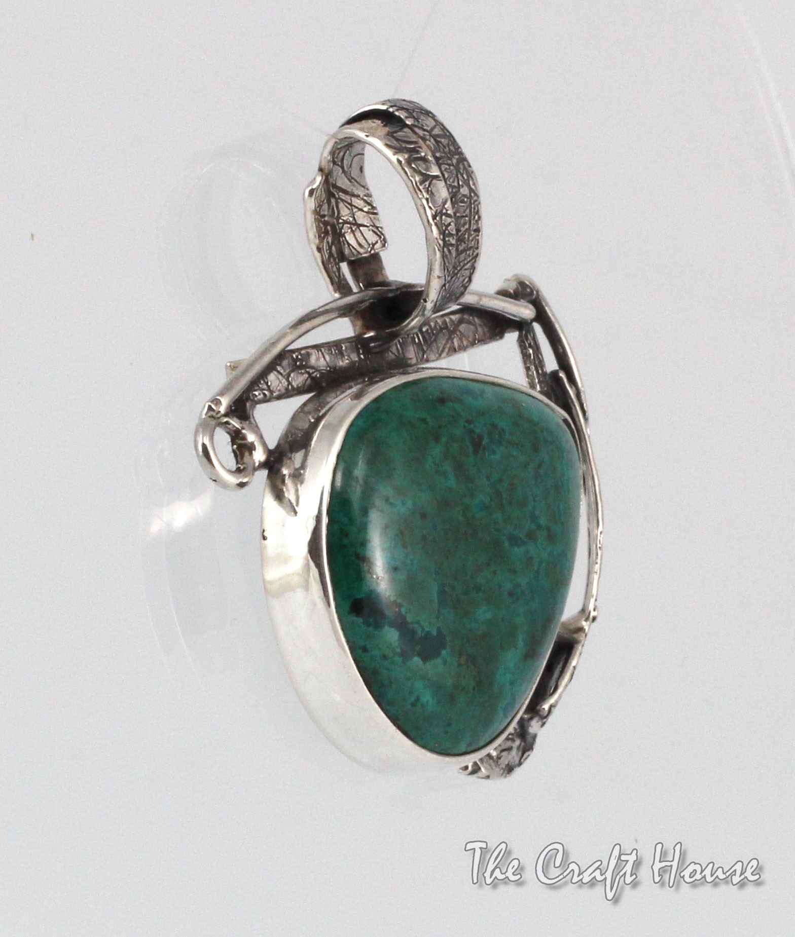 Silver pendant with Chrysocolla - € ( lv)