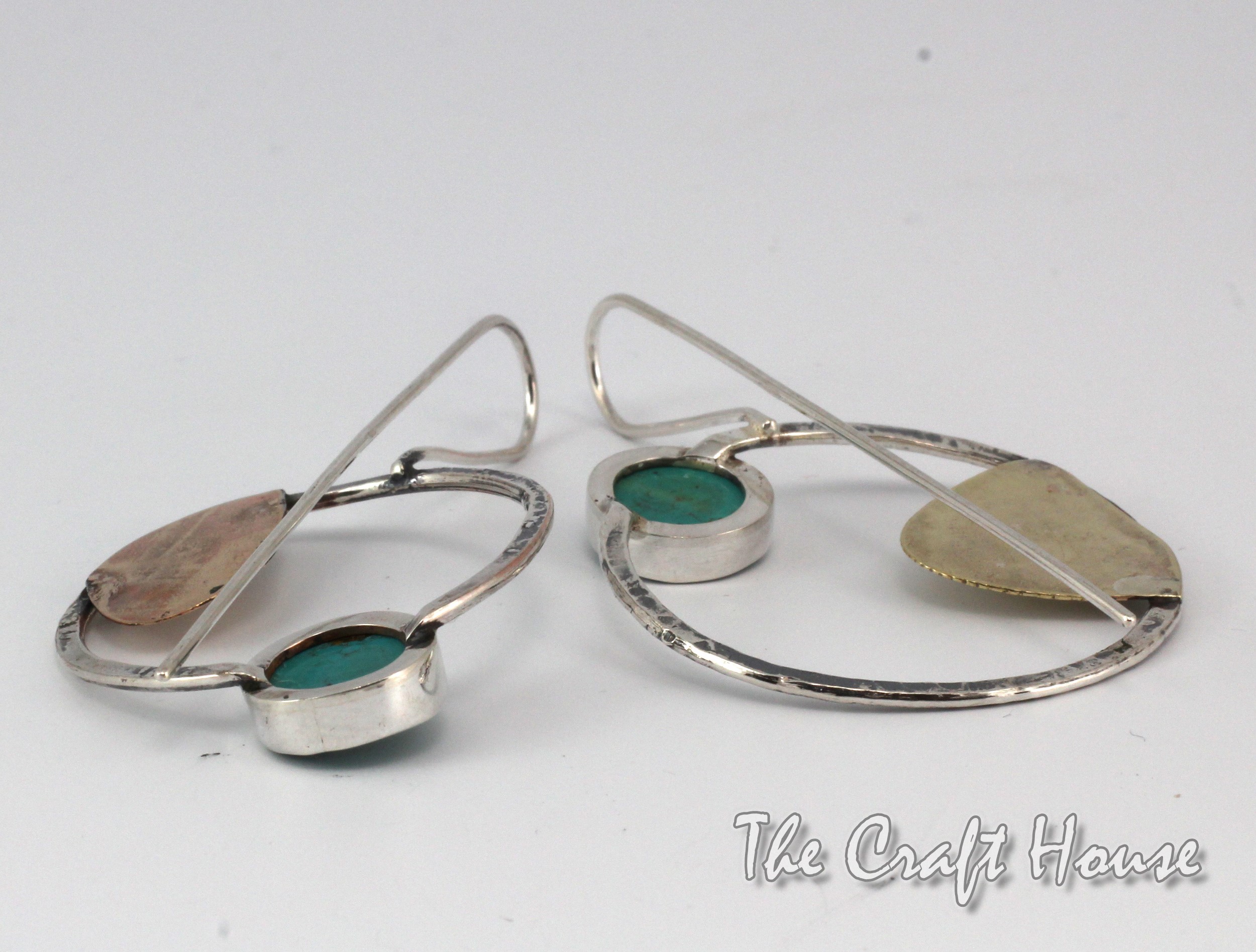 Silver earrings with Turquoise