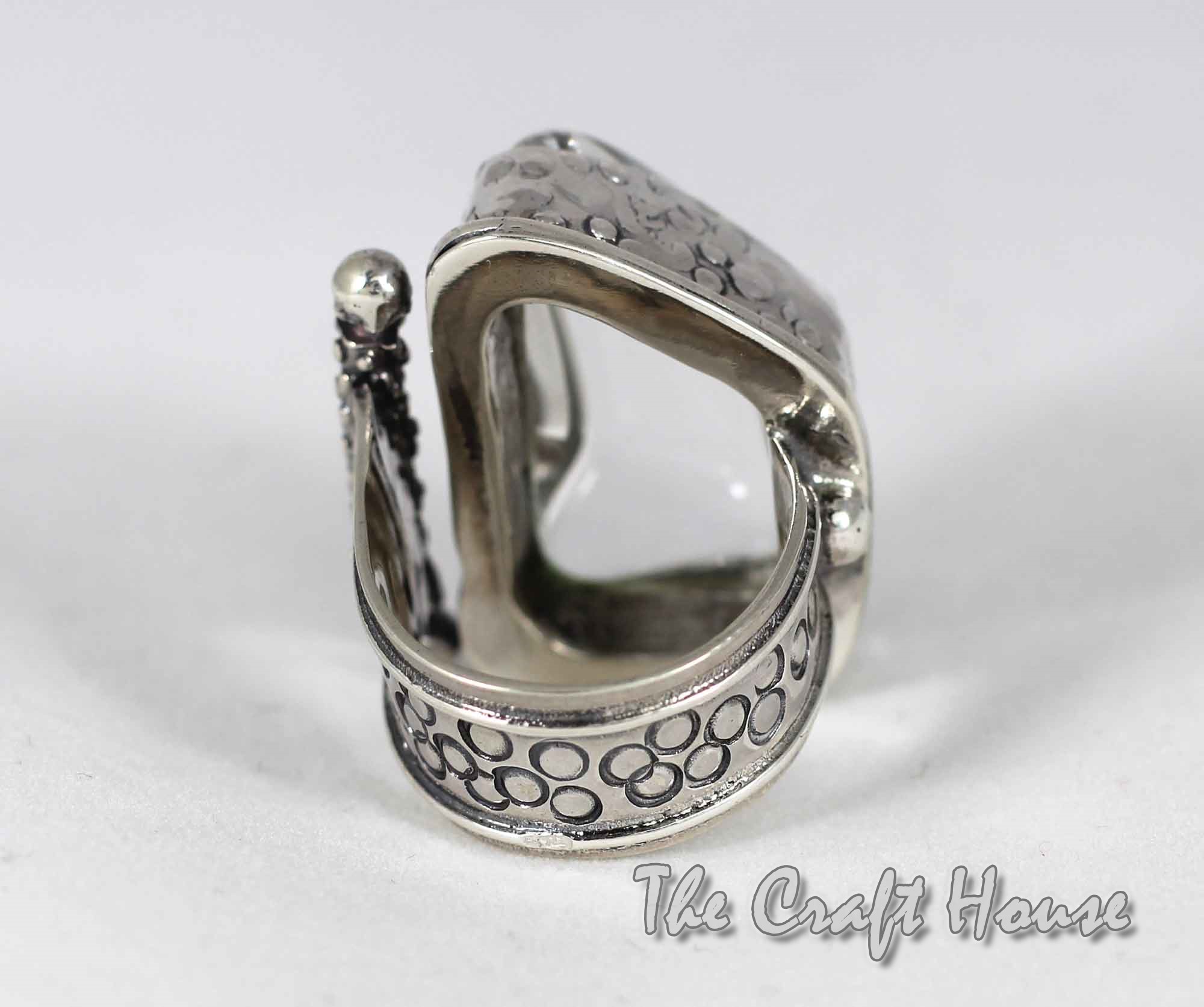 Silver ring with Rock crystal