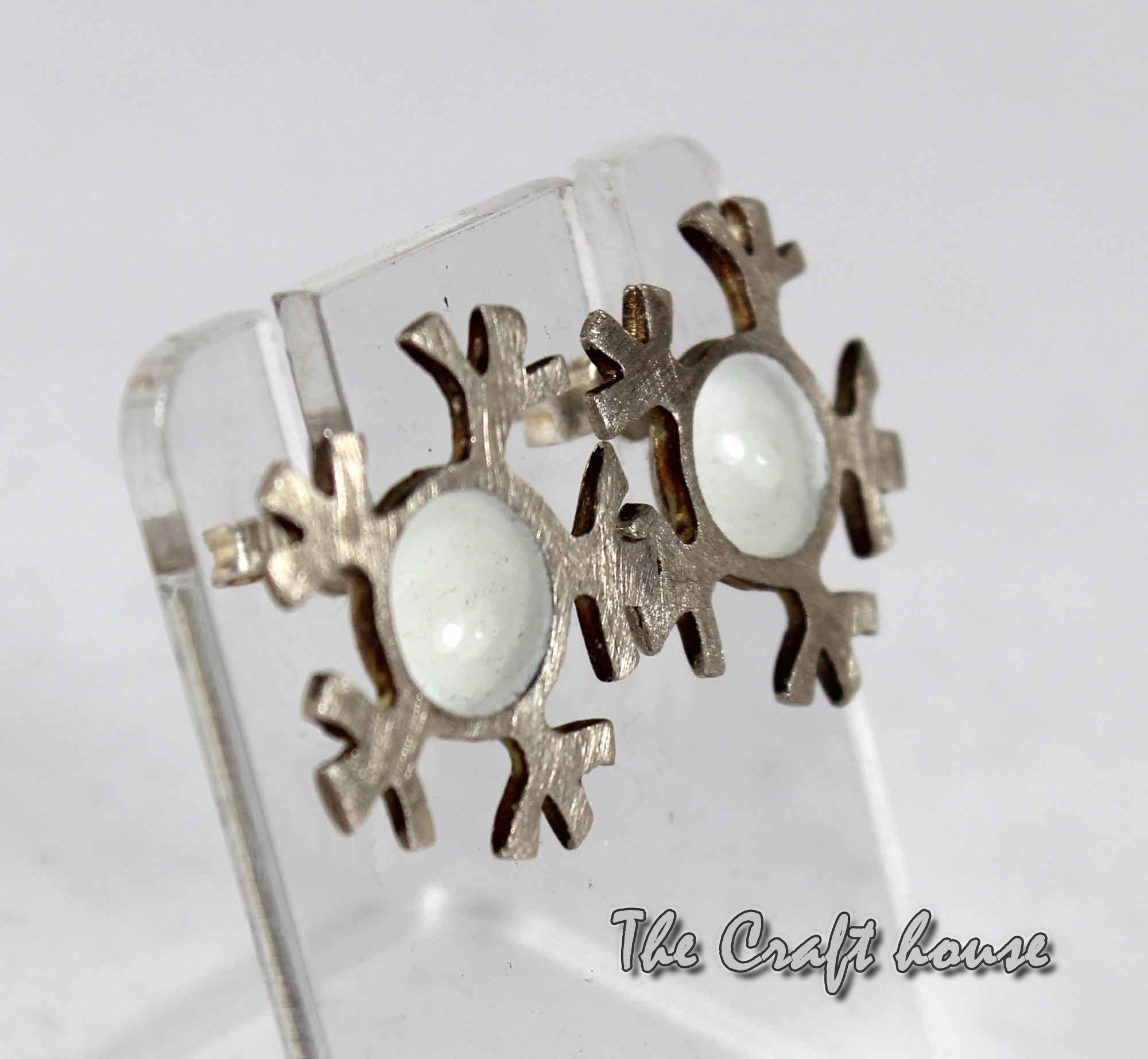 Silver earrings with enamel - 56.24 € (110 lv)
