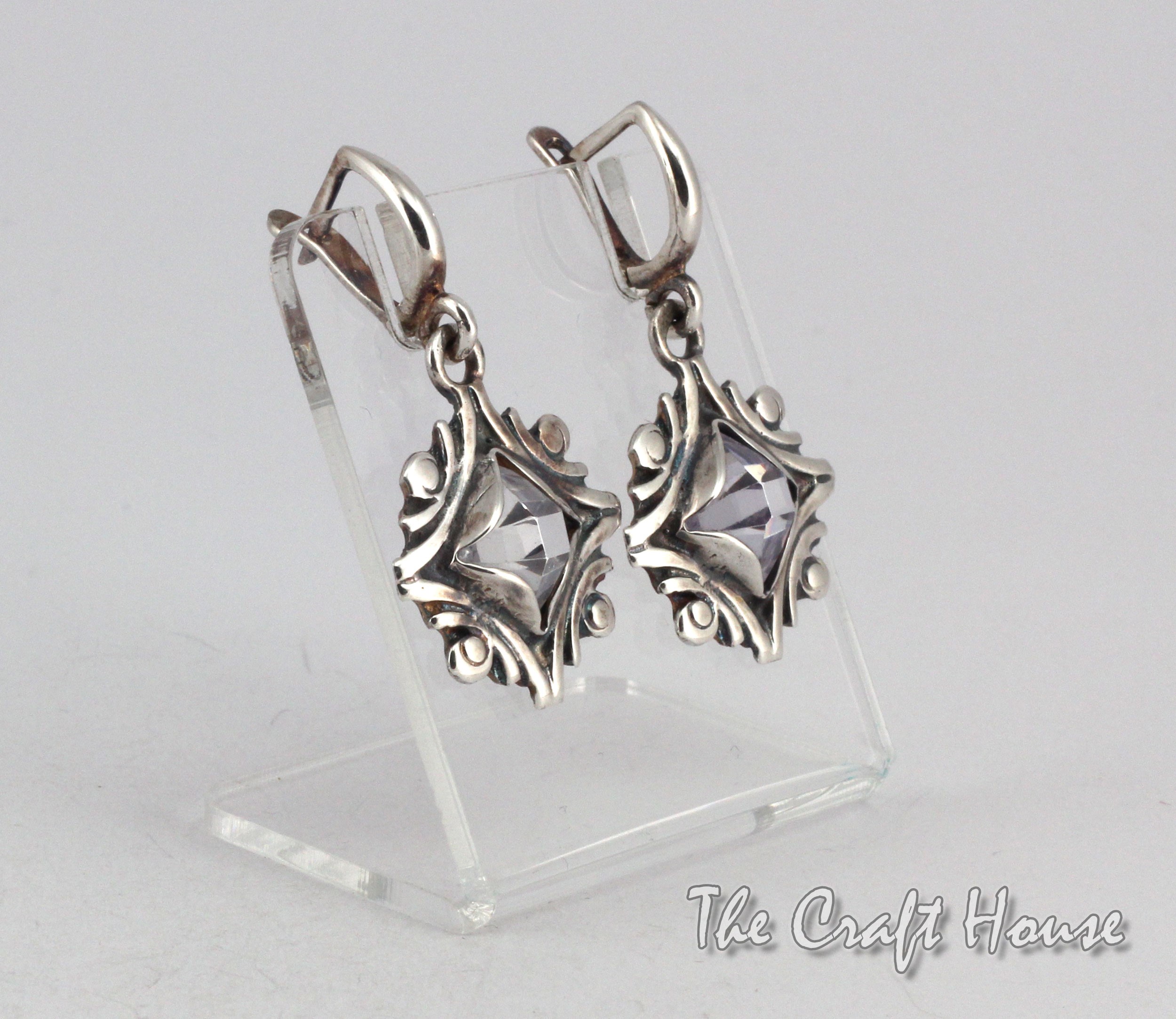 Earrings with Rock crystal - 79.25  € (155 lv)