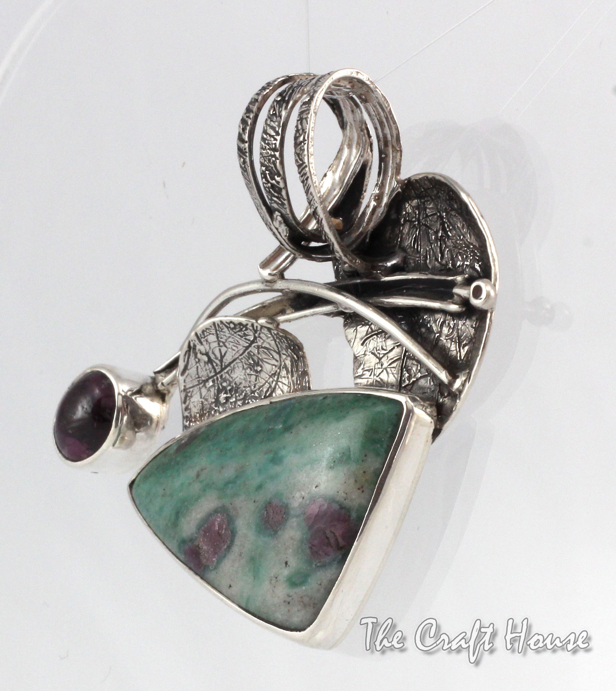 Еarrings with Zoisite with Rubin - 125.27 € (245 lv)