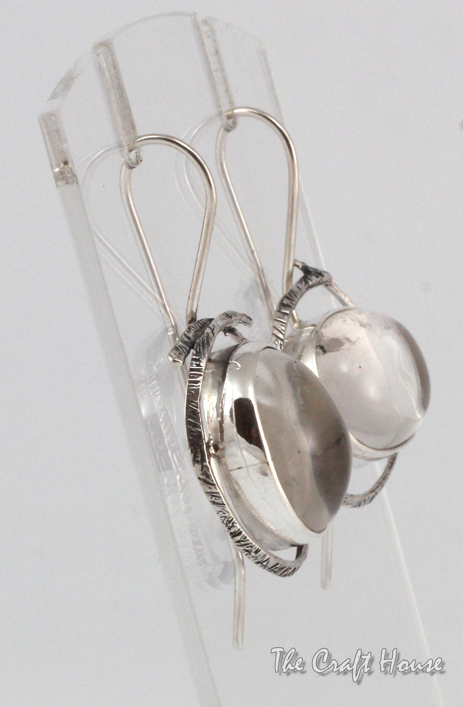 Silver earrings with Pure Quartz - € ( lv)