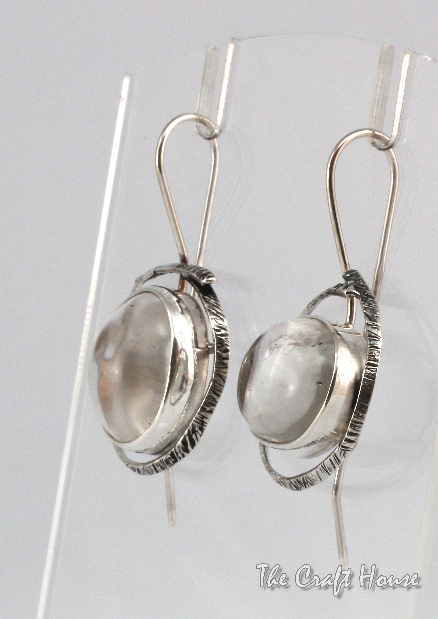 Silver earrings with Pure Quartz - € ( lv)