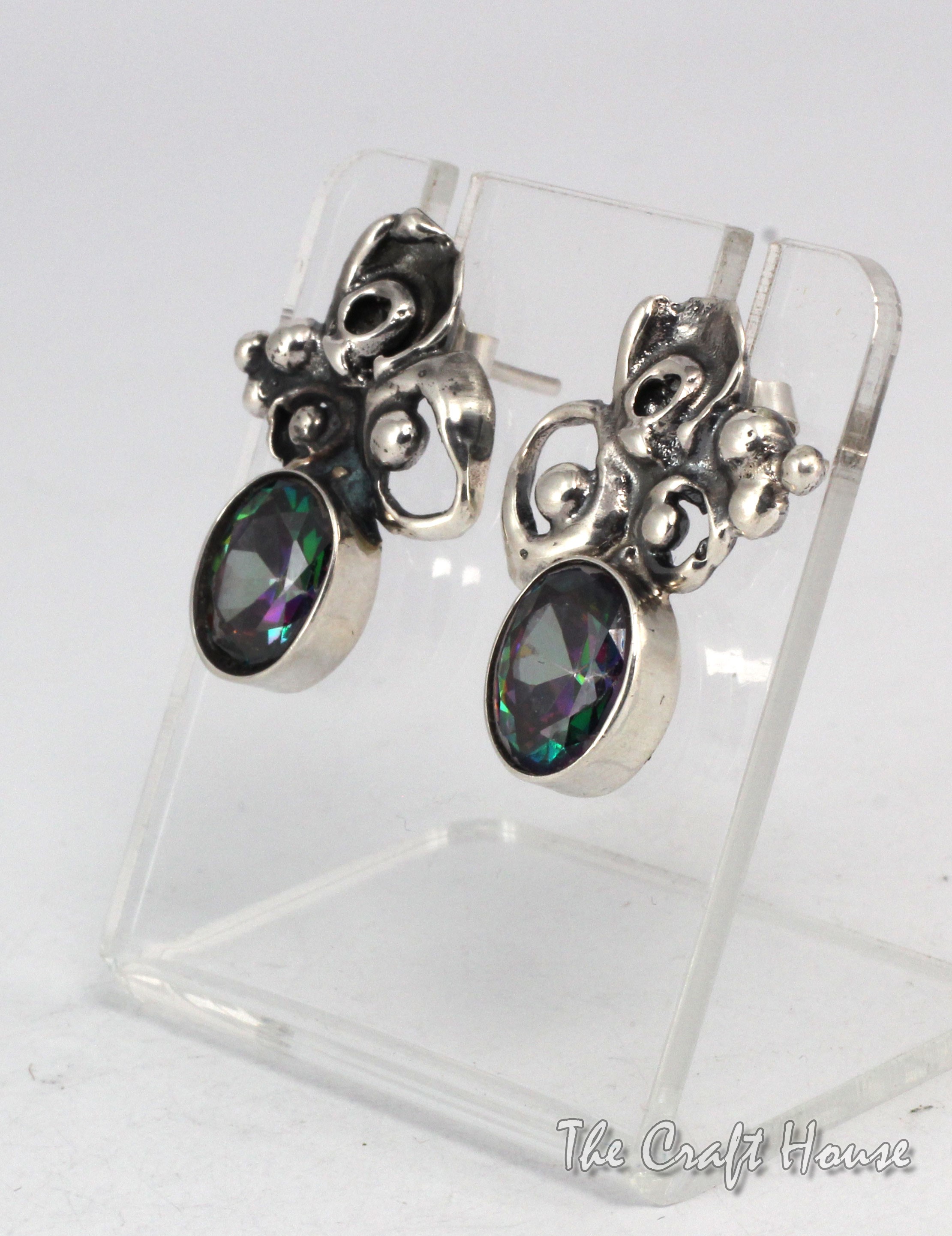 Earrings with Mystic Topaz - € (lv)