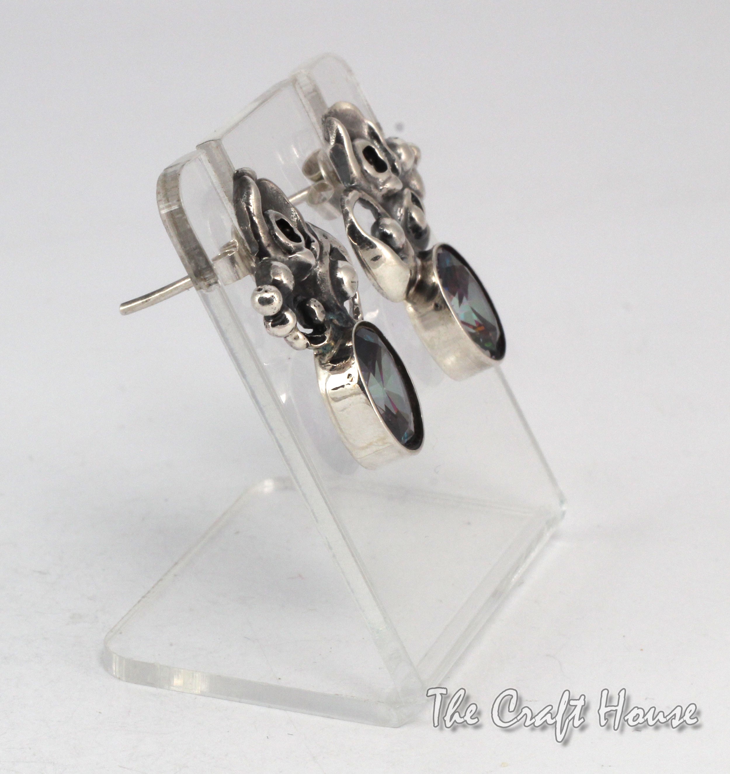 Earrings with Mystic Topaz - € (lv)