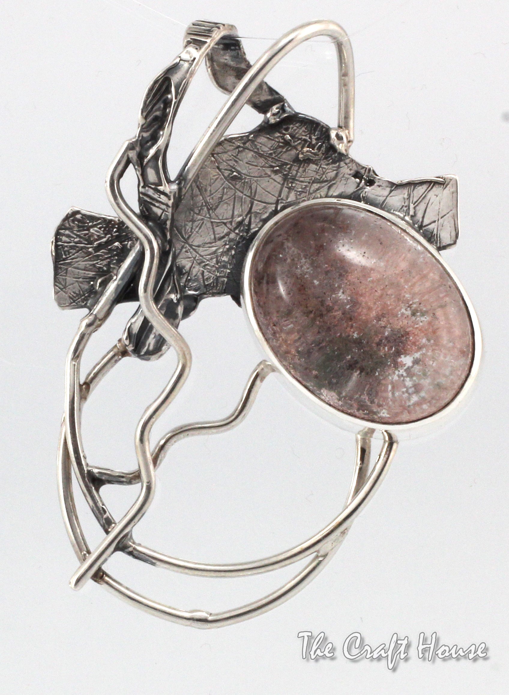 Silver pendant with Lodolite Quartz - 79.25 € (155 lv)
