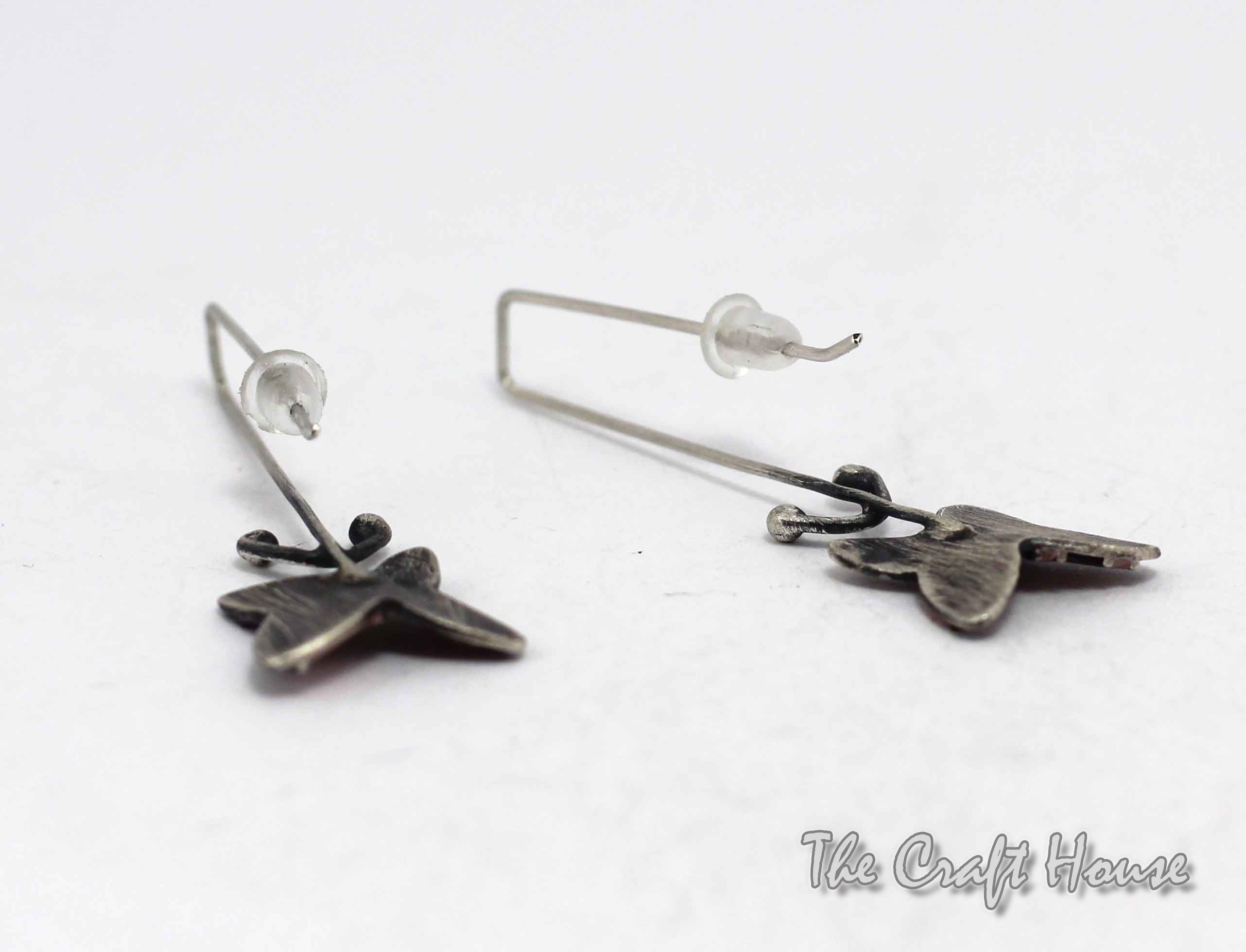 Silver earrings 'Butterfly' - € ( lv)