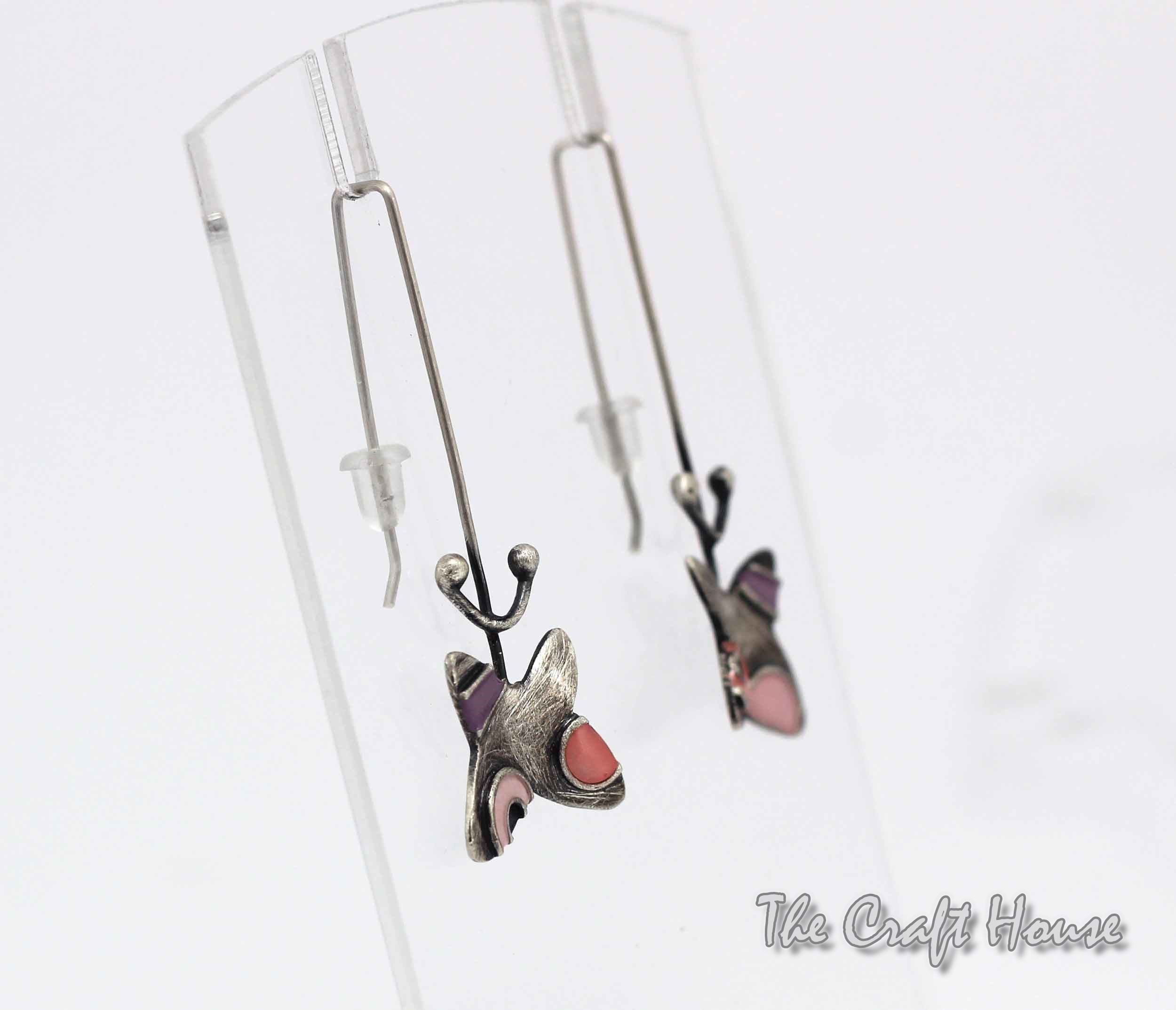 Silver earrings 'Butterfly' - € ( lv)
