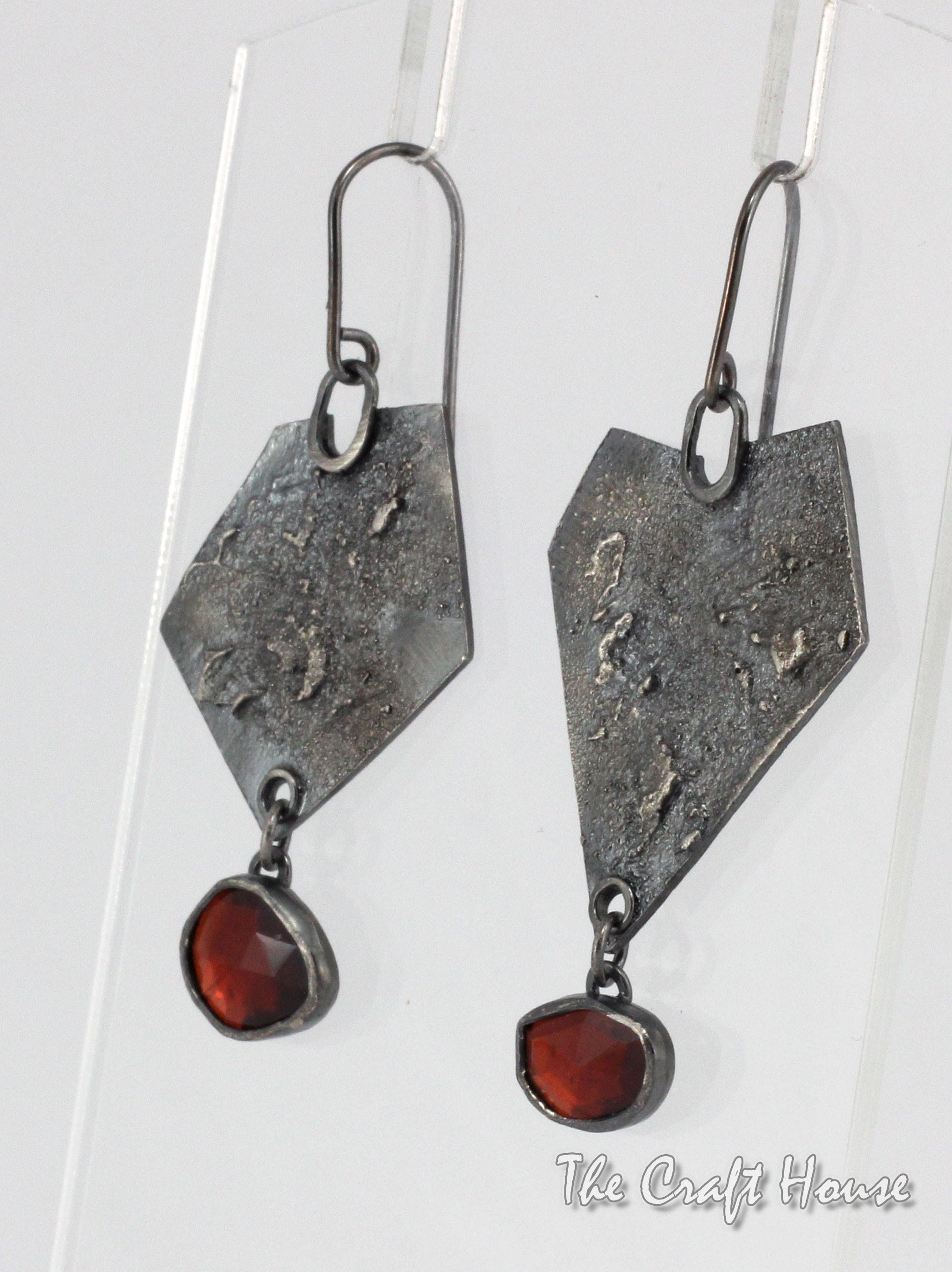 Silver earrings 
