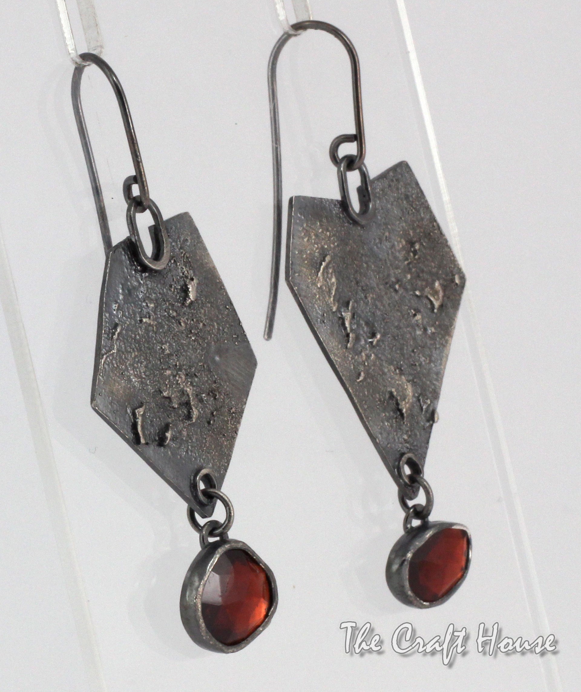 Silver earrings 