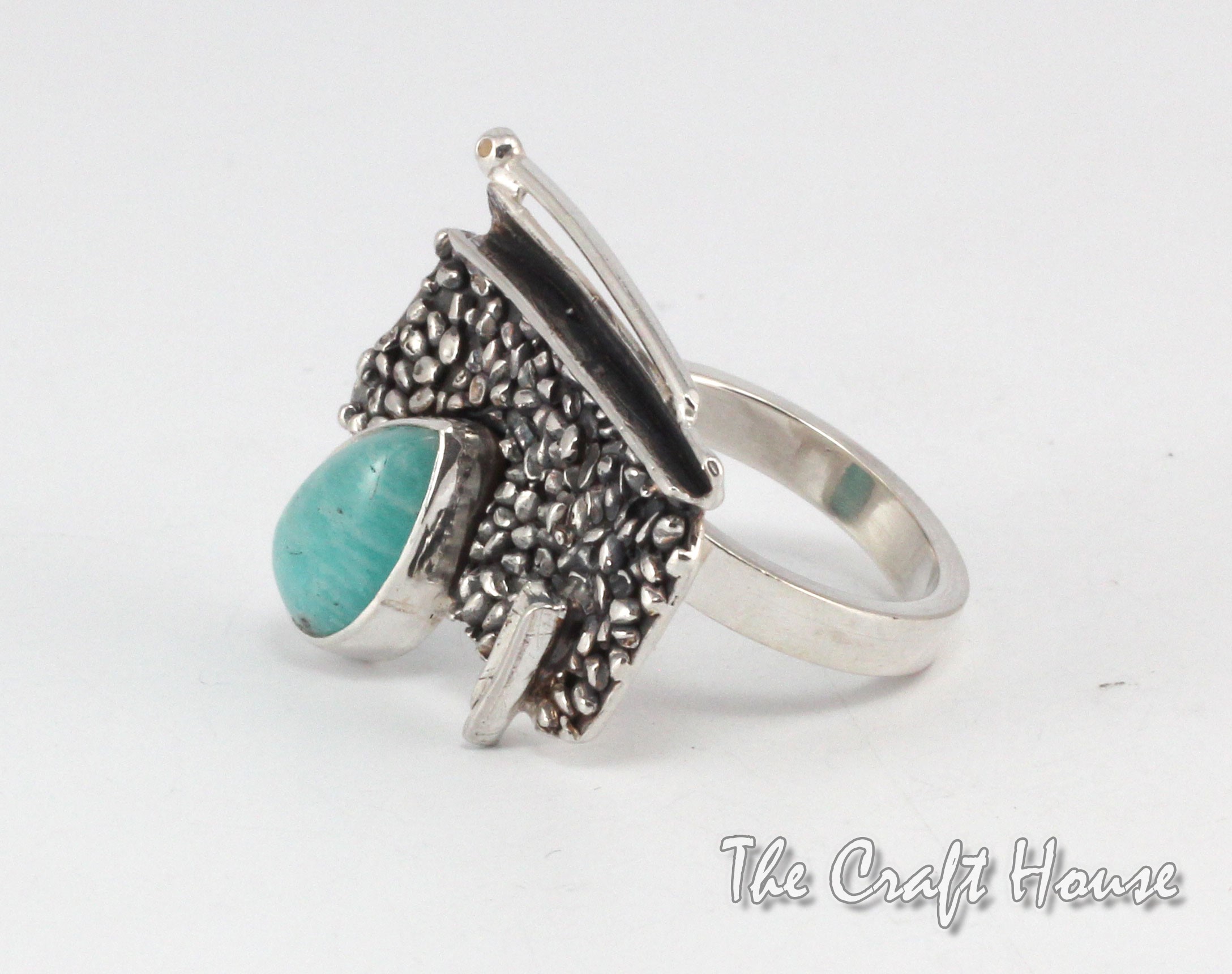 Silver ring with Amazzonite - 107.37 € (210 lv)