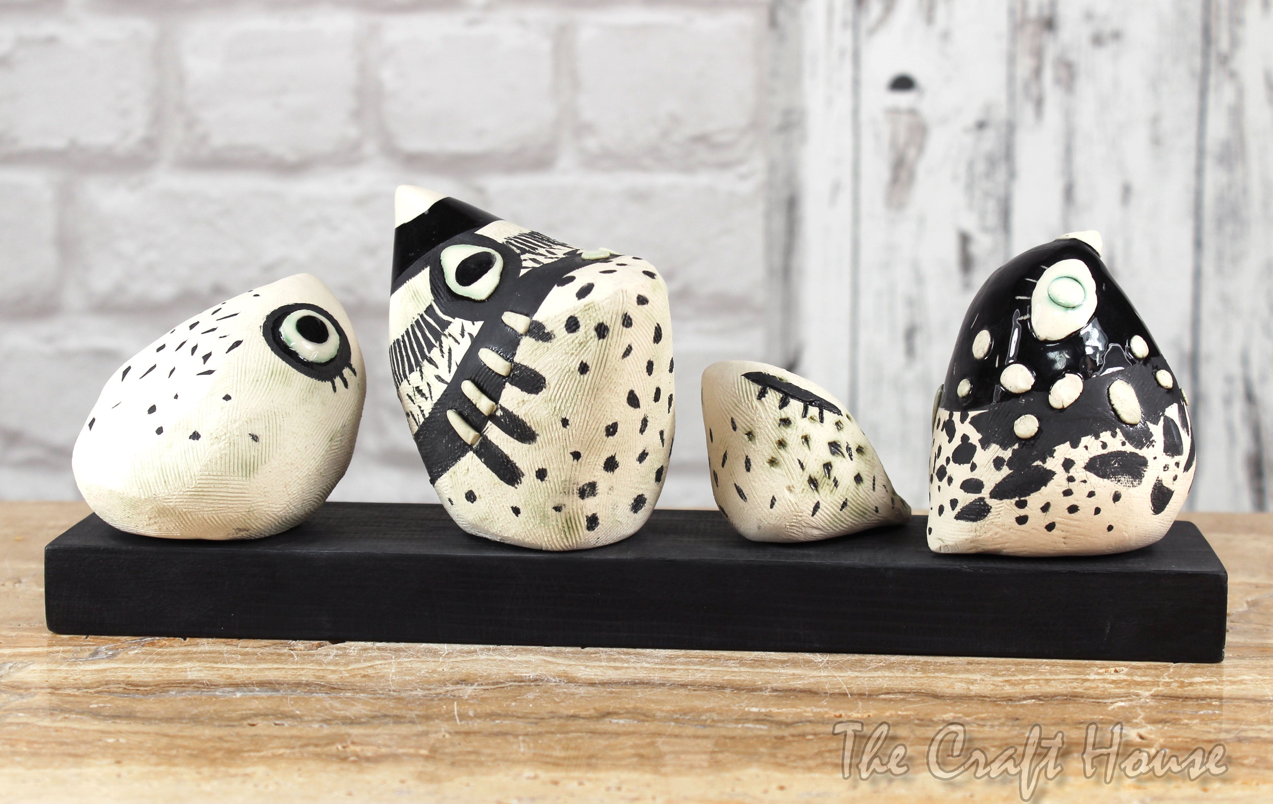 Ceramic set 'Birds'