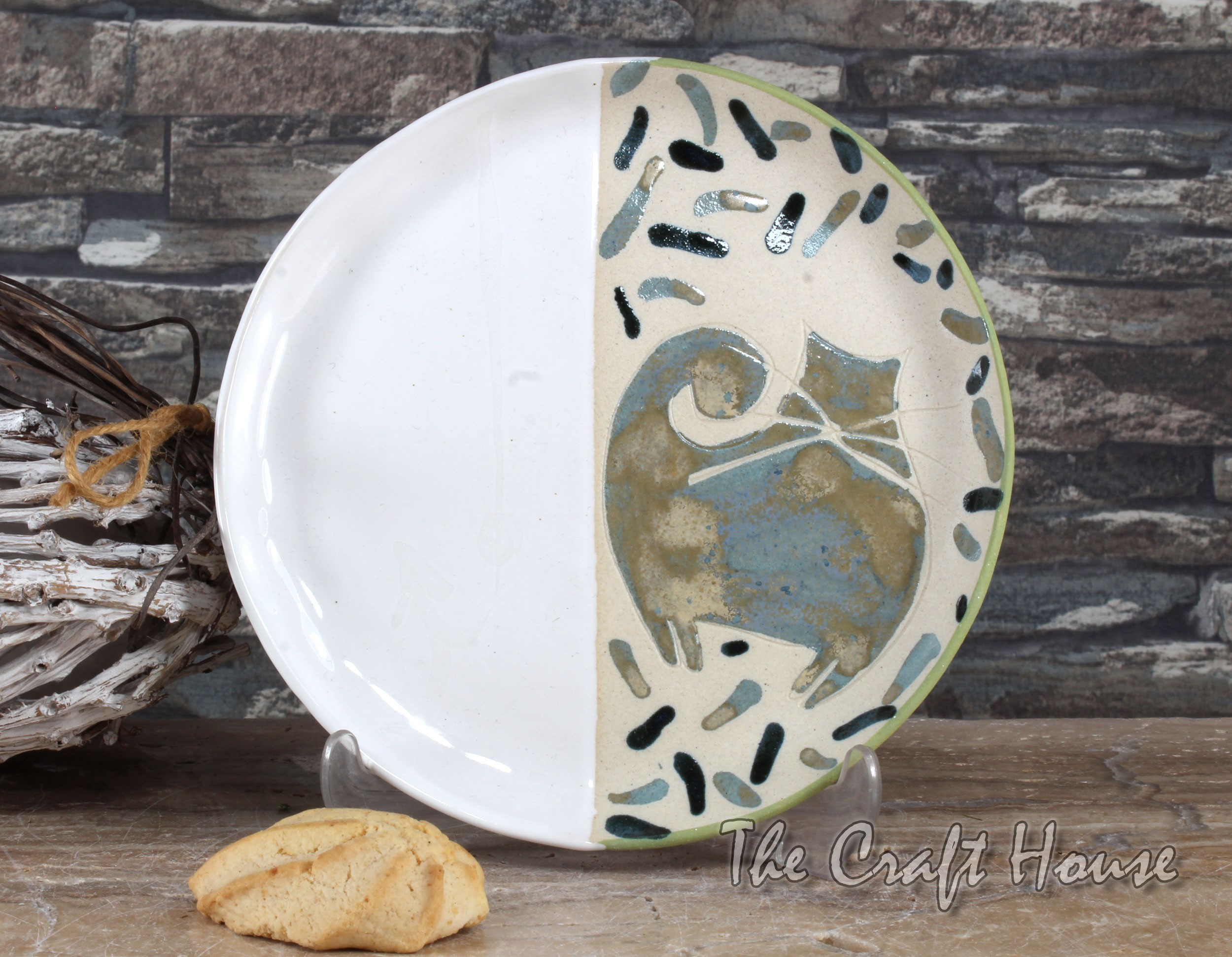 Ceramic saucer 'Cats'