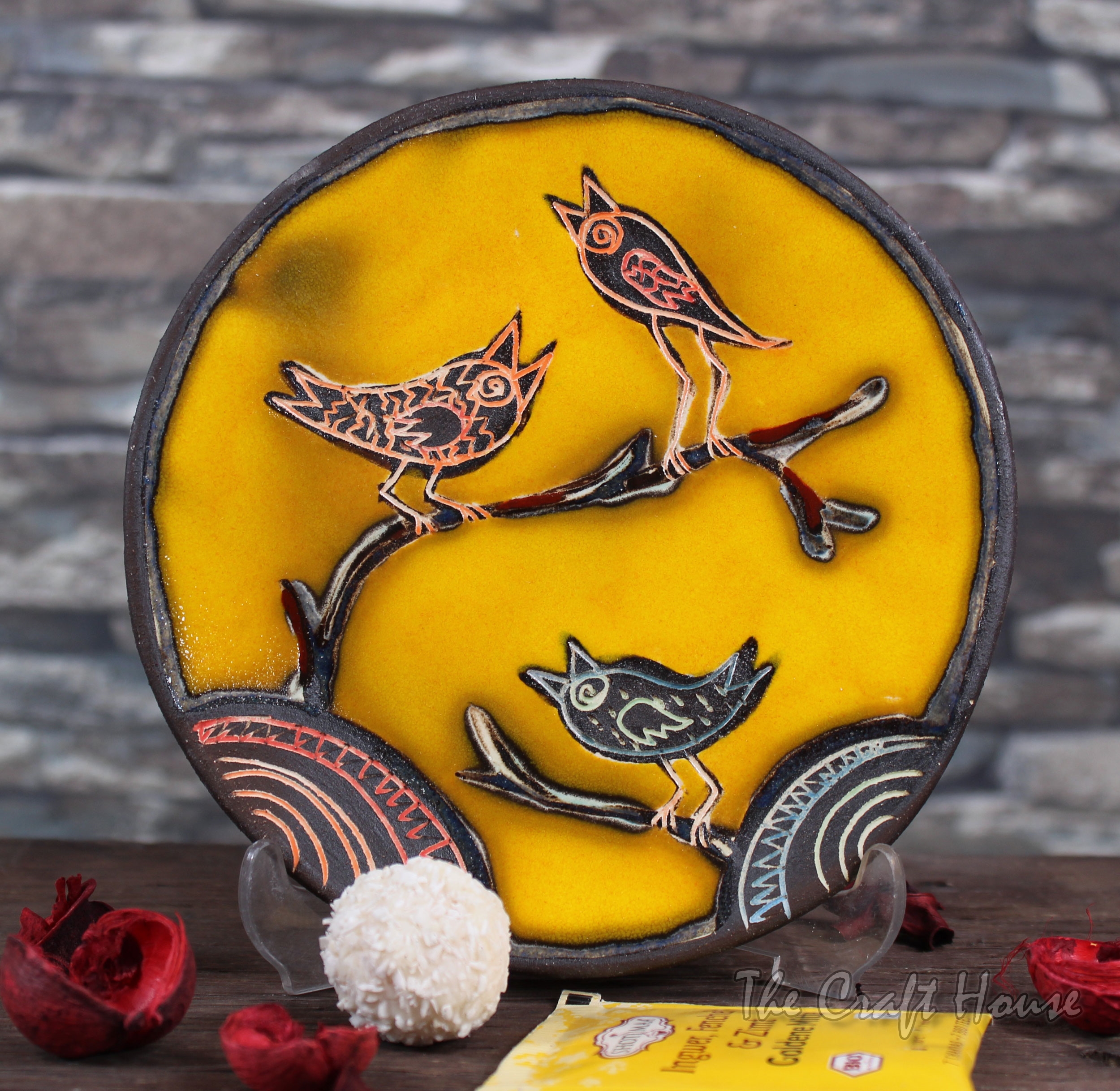 Ceramic saucer 