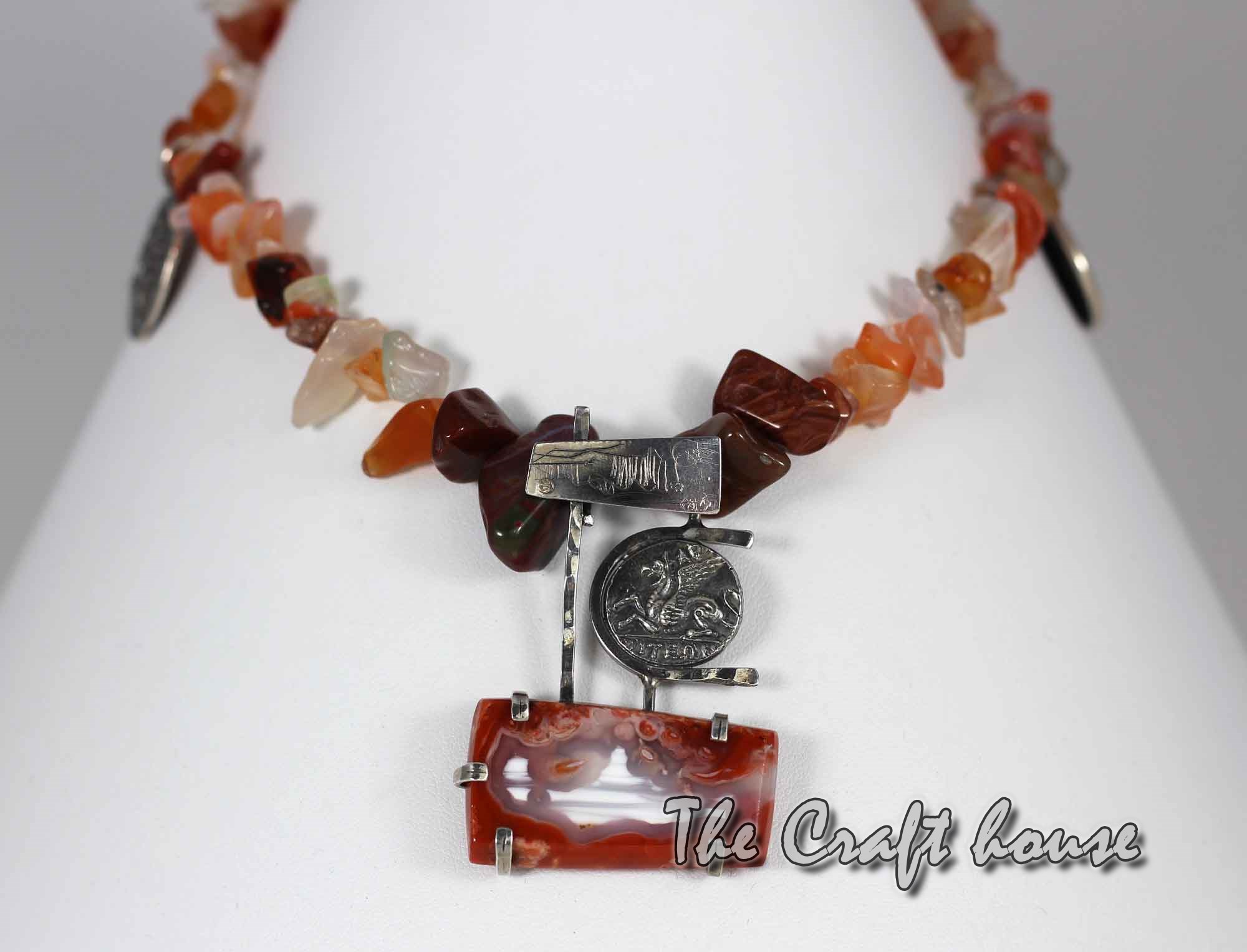 Silver necklace 'Antique' - € ( lv)