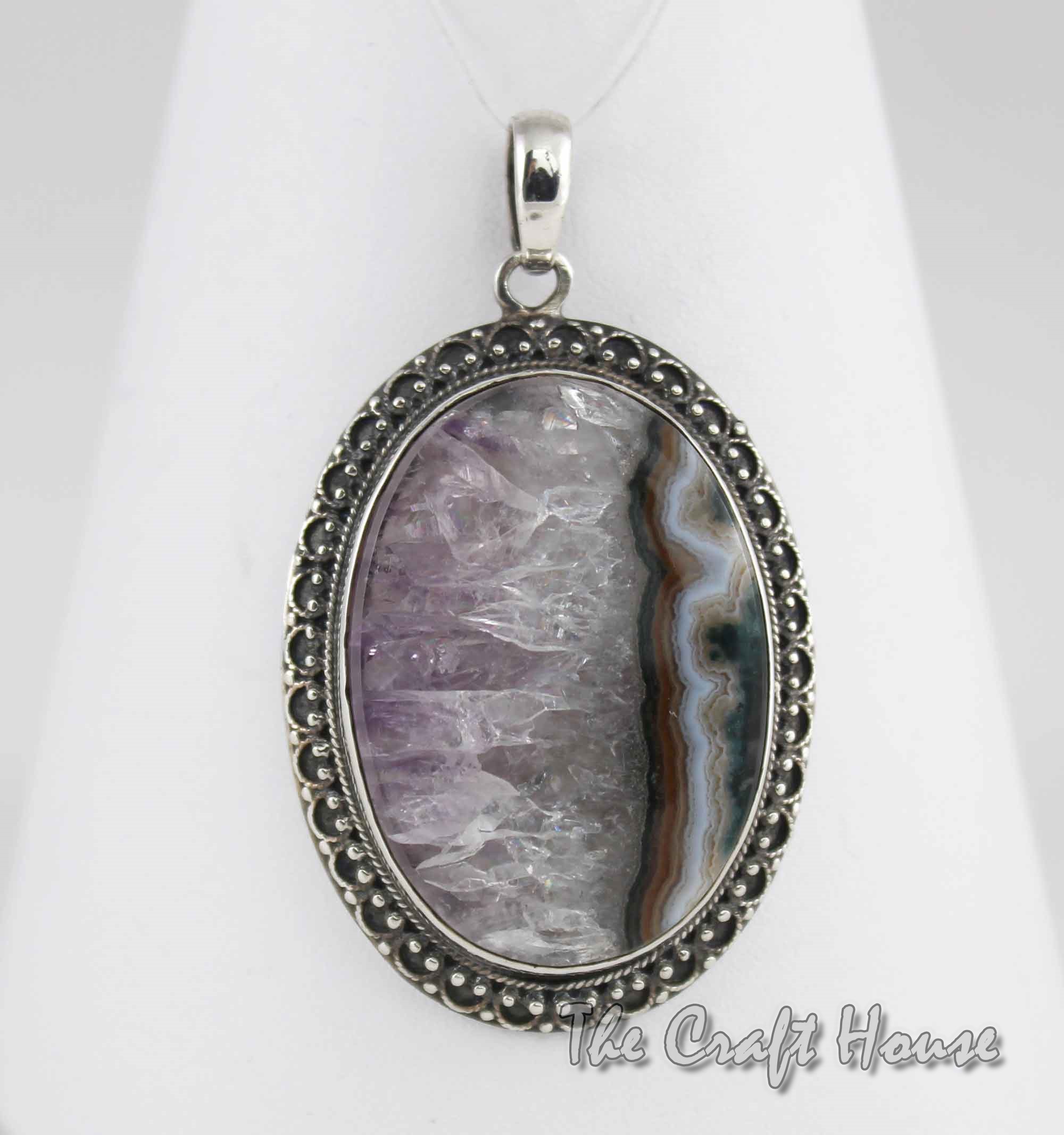 Pendant with Landscape Agate - € ( lv)