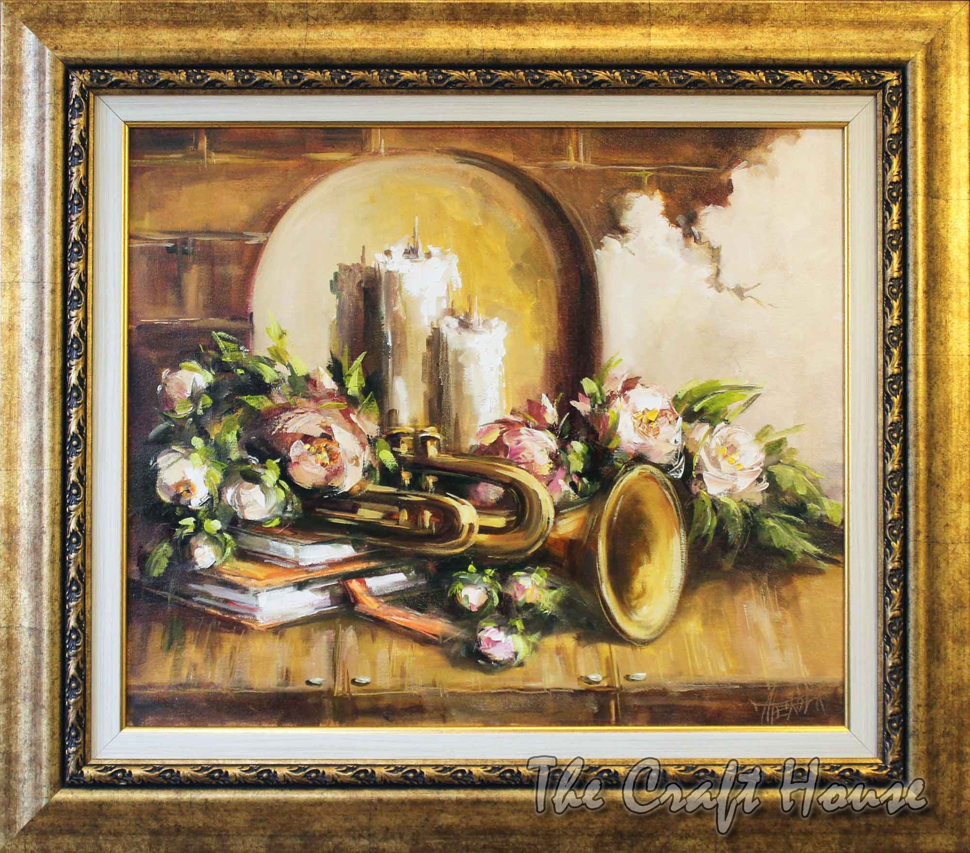 Still life with trumpet
