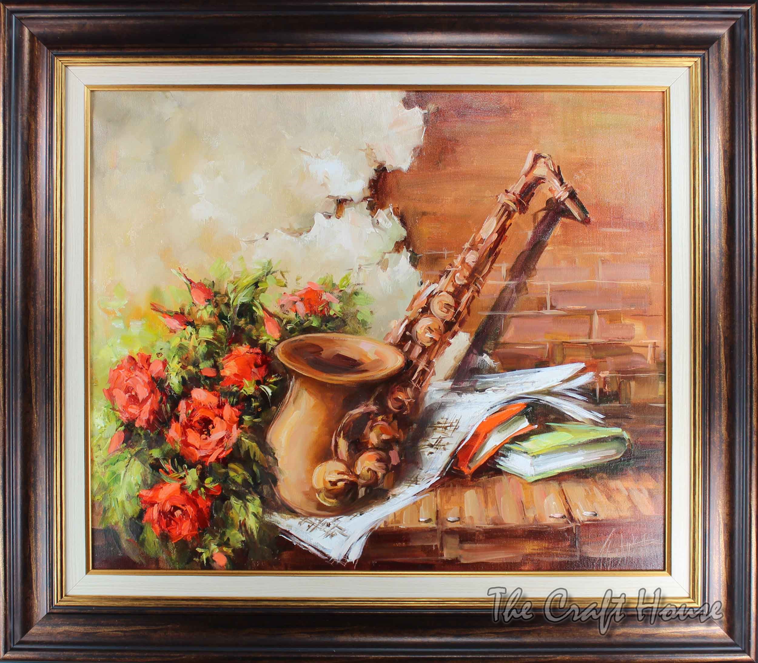 Still life with saxophone