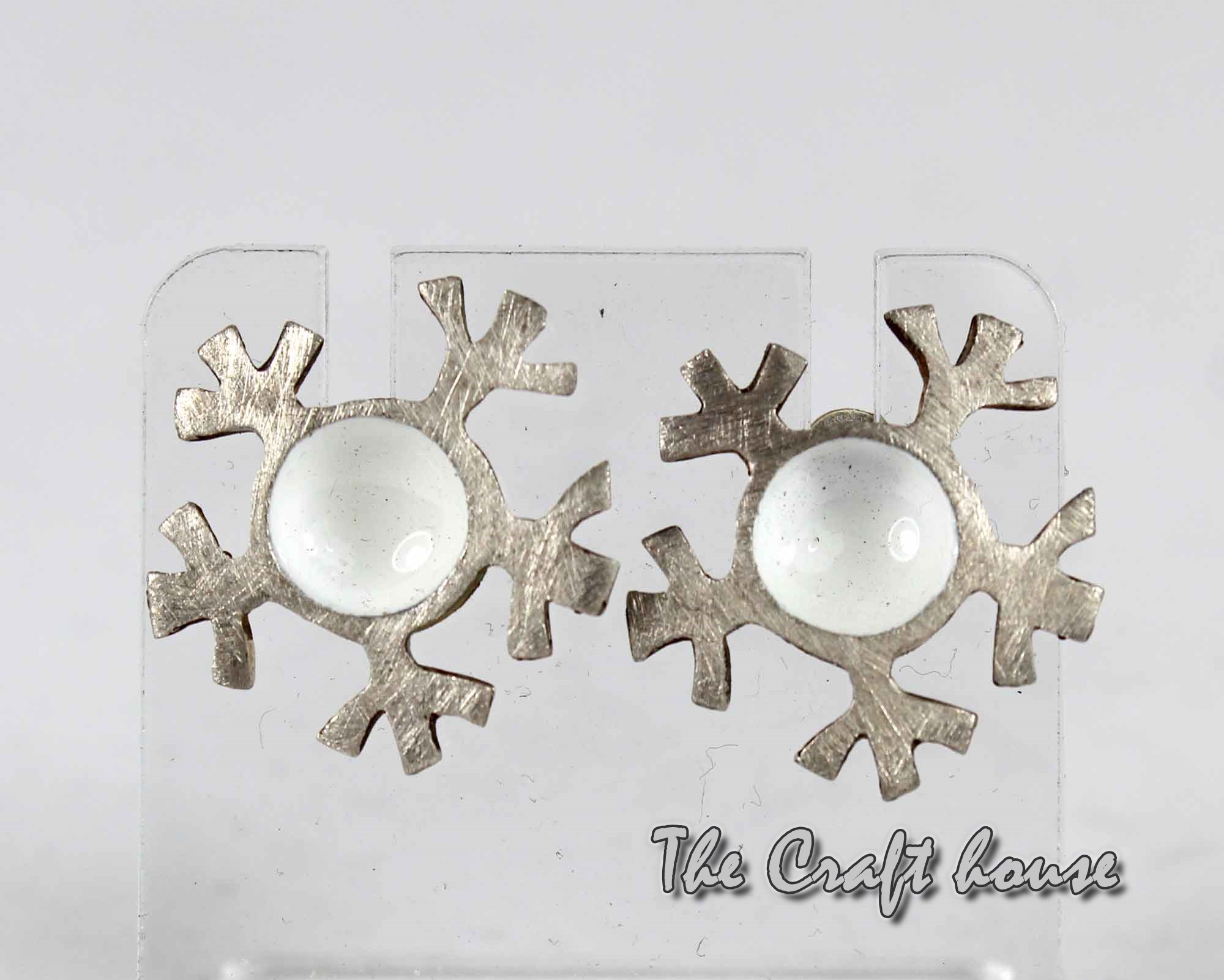 Silver earrings with enamel - 56.24 € (110 lv)