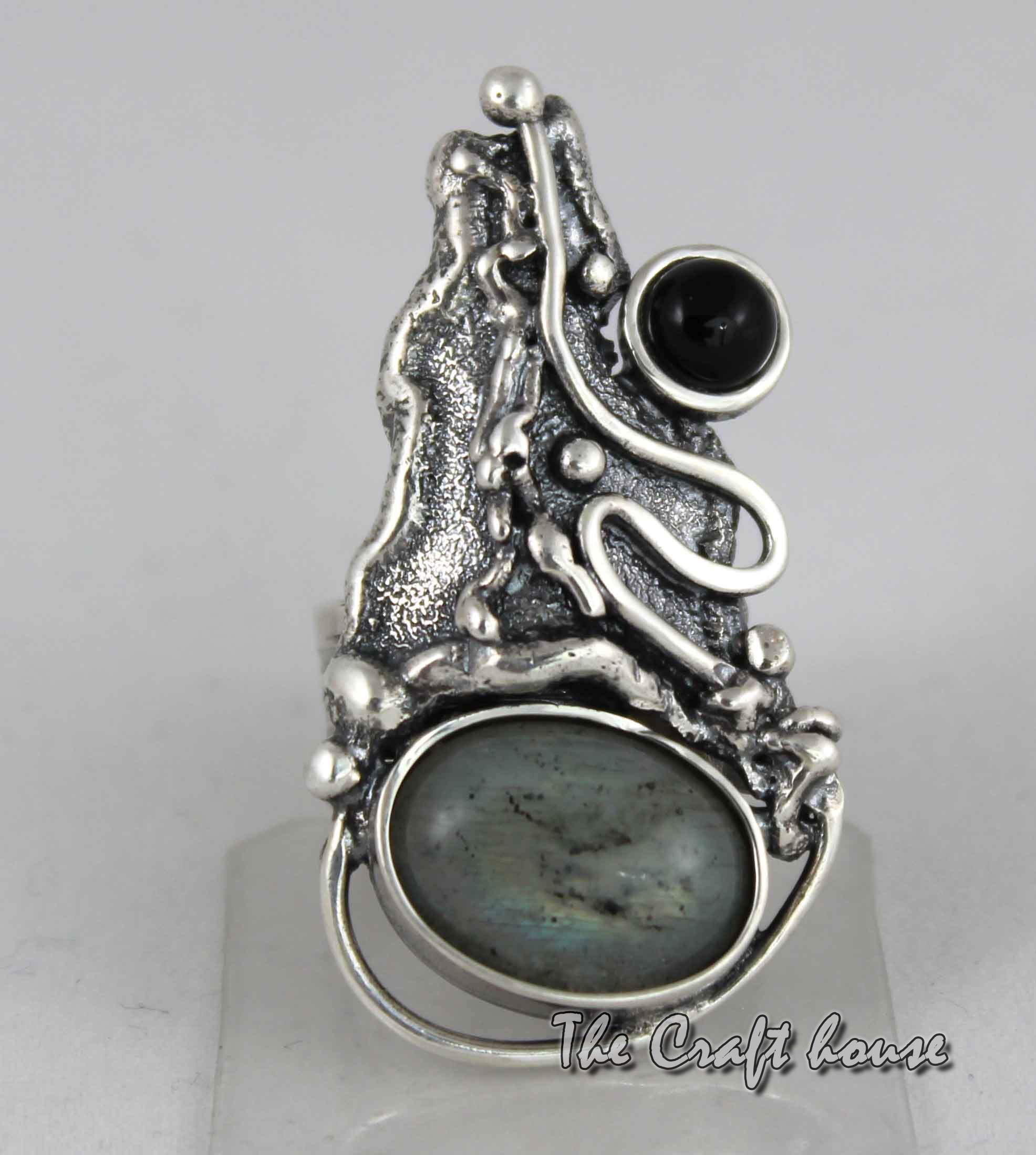 Silver ring with Labradorite - € ( lv)