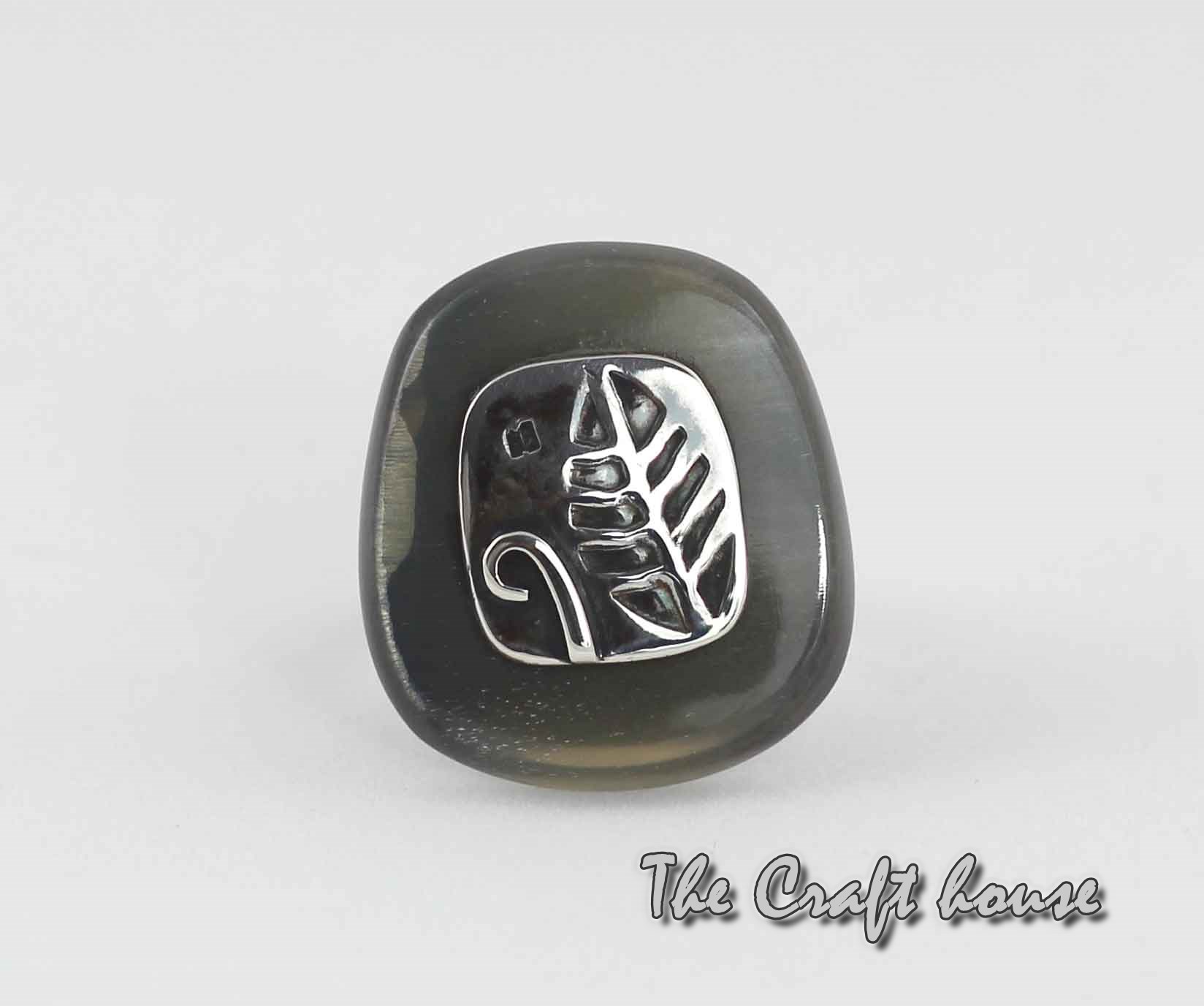 Ring with horn - 58.80 € (115 lv)