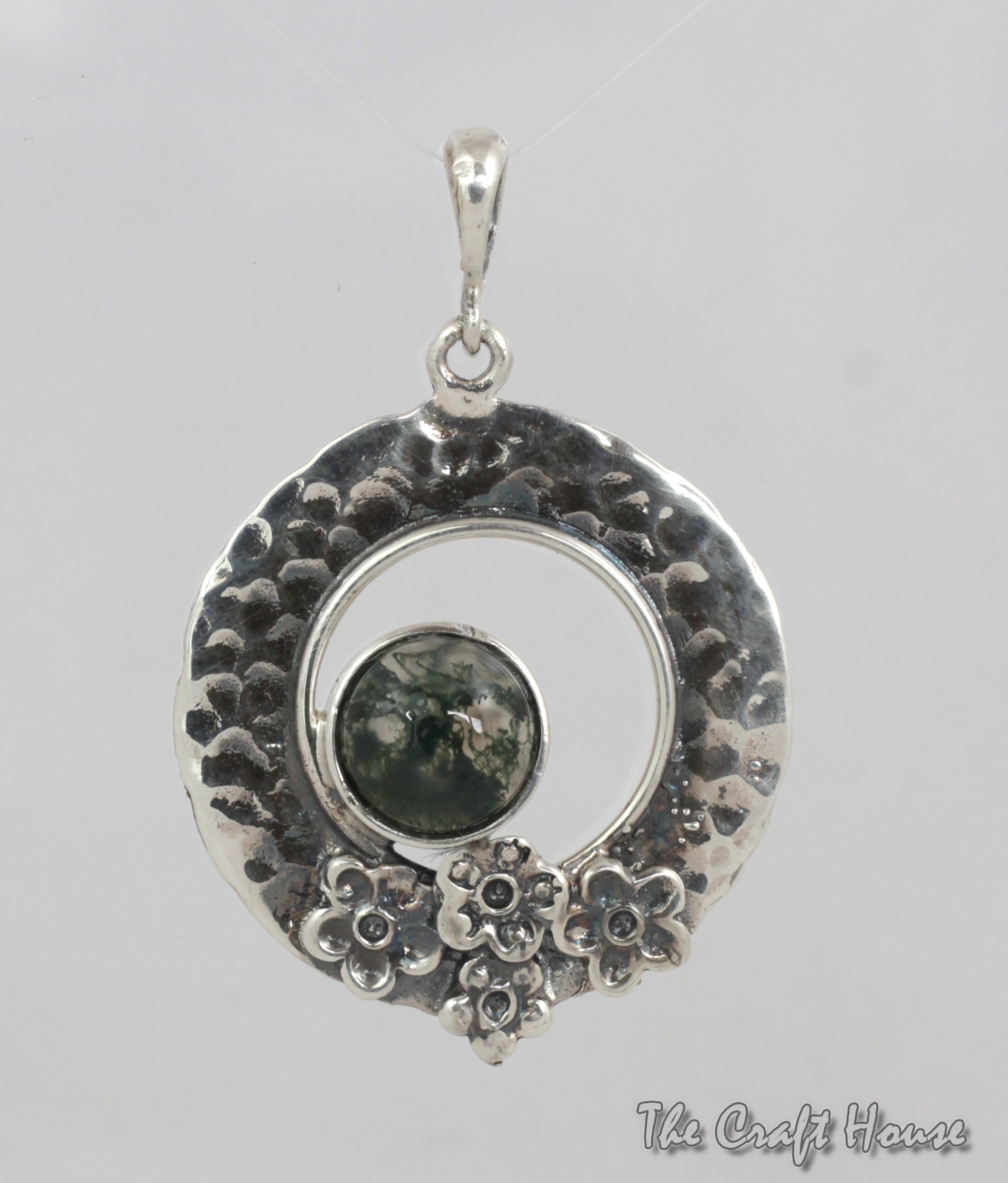 Silver pendant with Moss Agate - € ( lv)