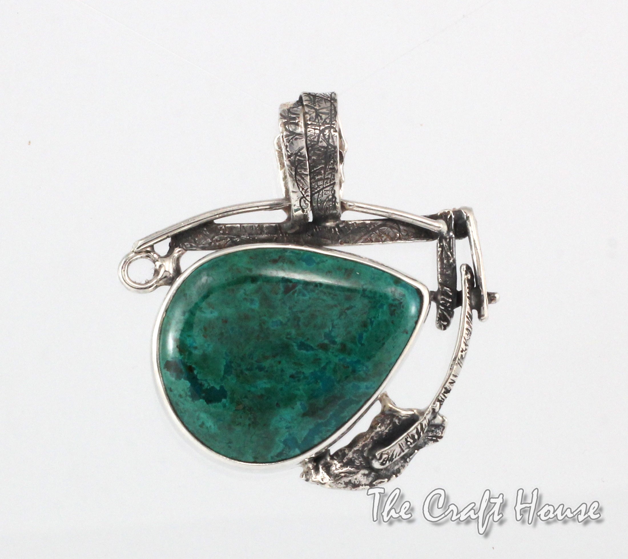 Silver pendant with Chrysocolla - € ( lv)