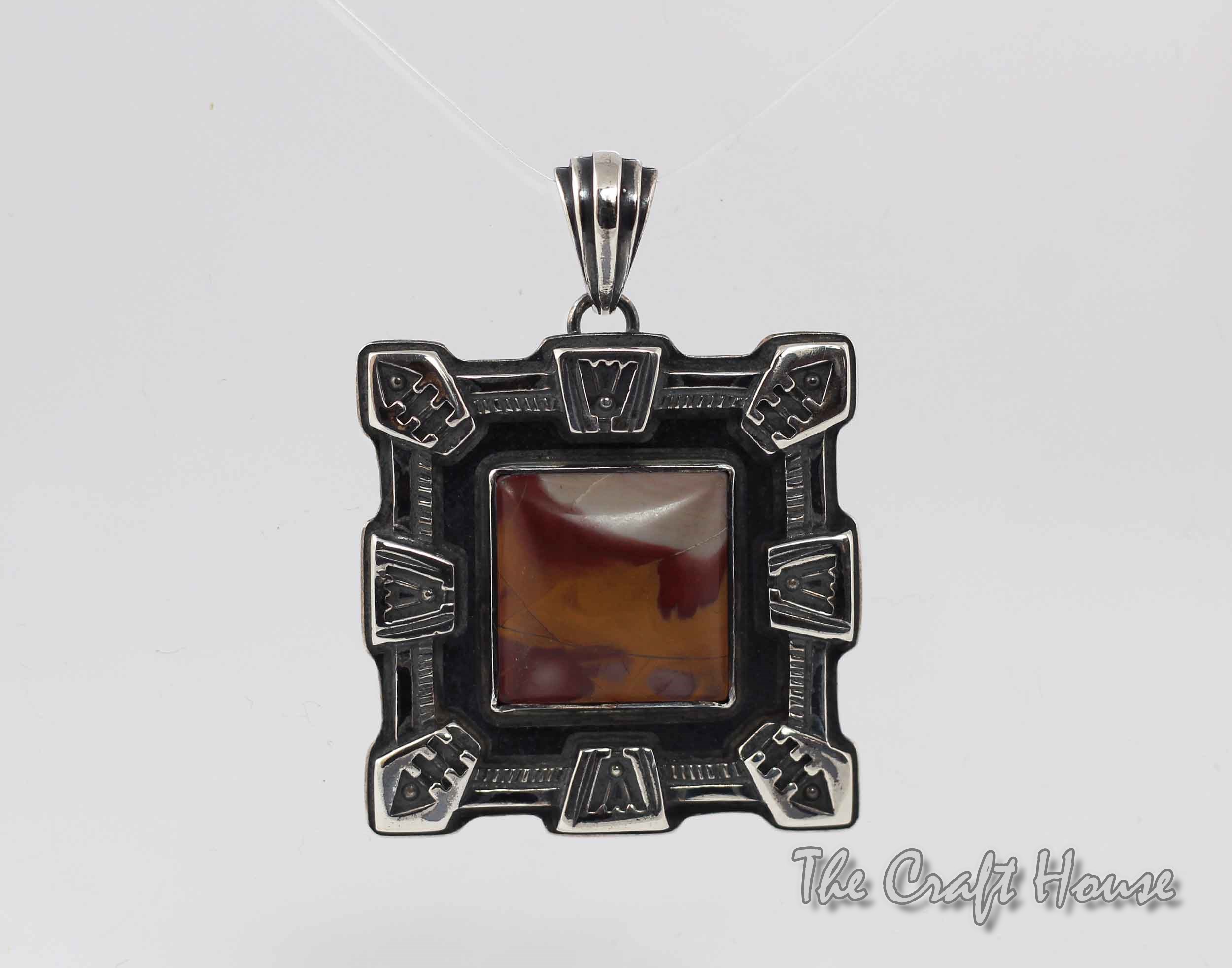 Silver pendant with Jasper - € ( lv)