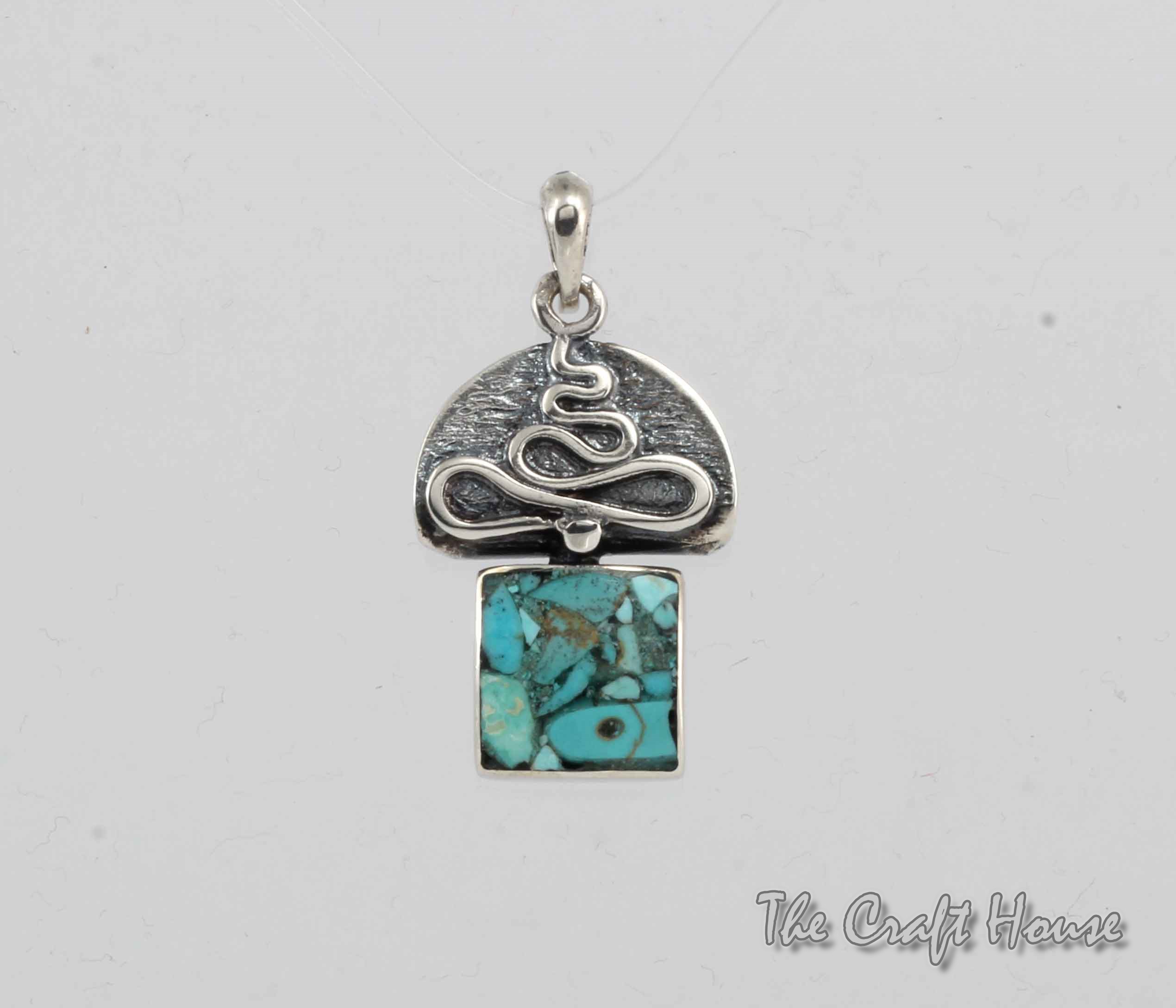 Silver pendant with Turquoise - € ( lv)