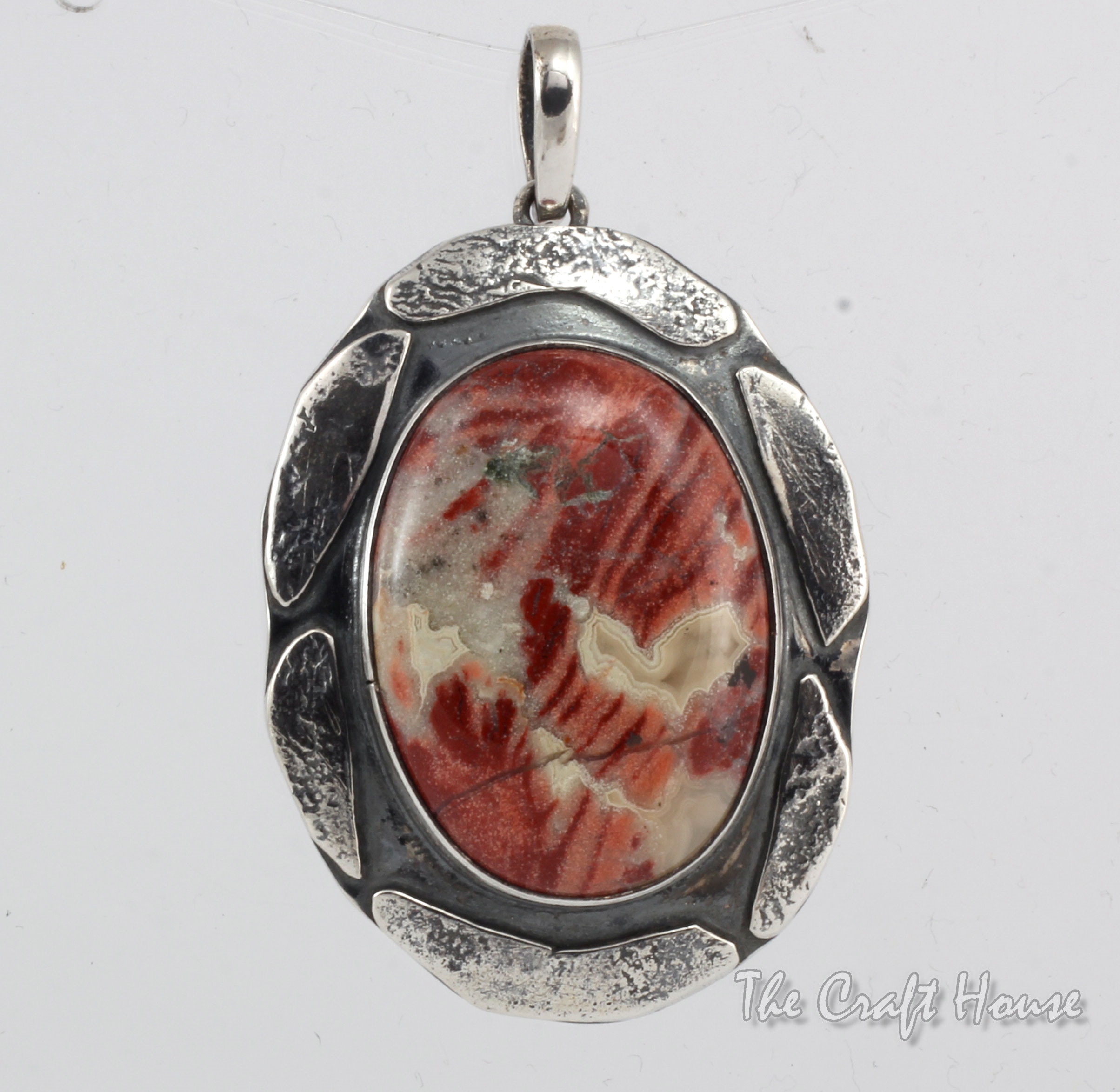 Silver pendant with Jasper - 69.02 € (135 lv)