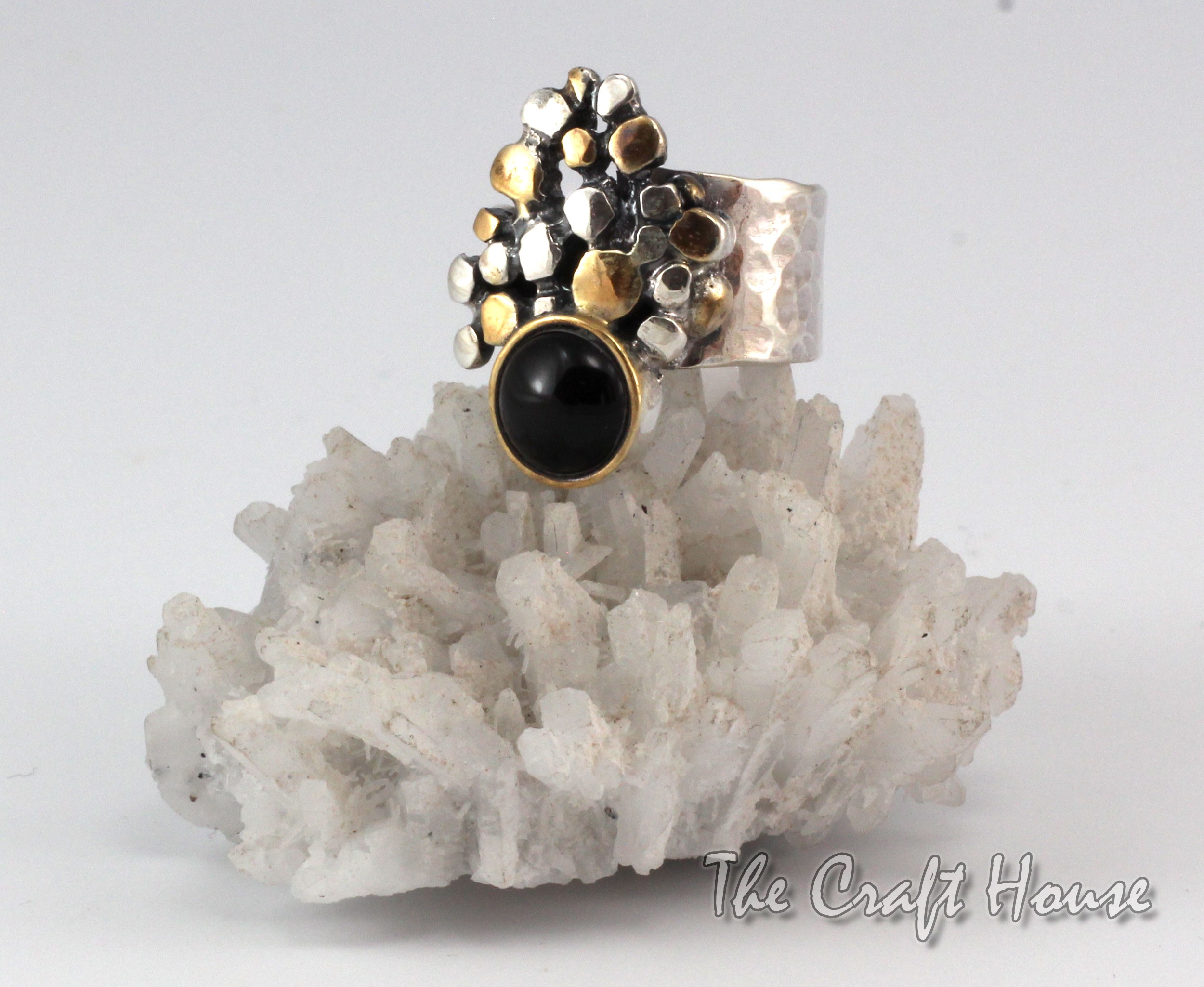 Silver ring with Onyx - € ( lv)