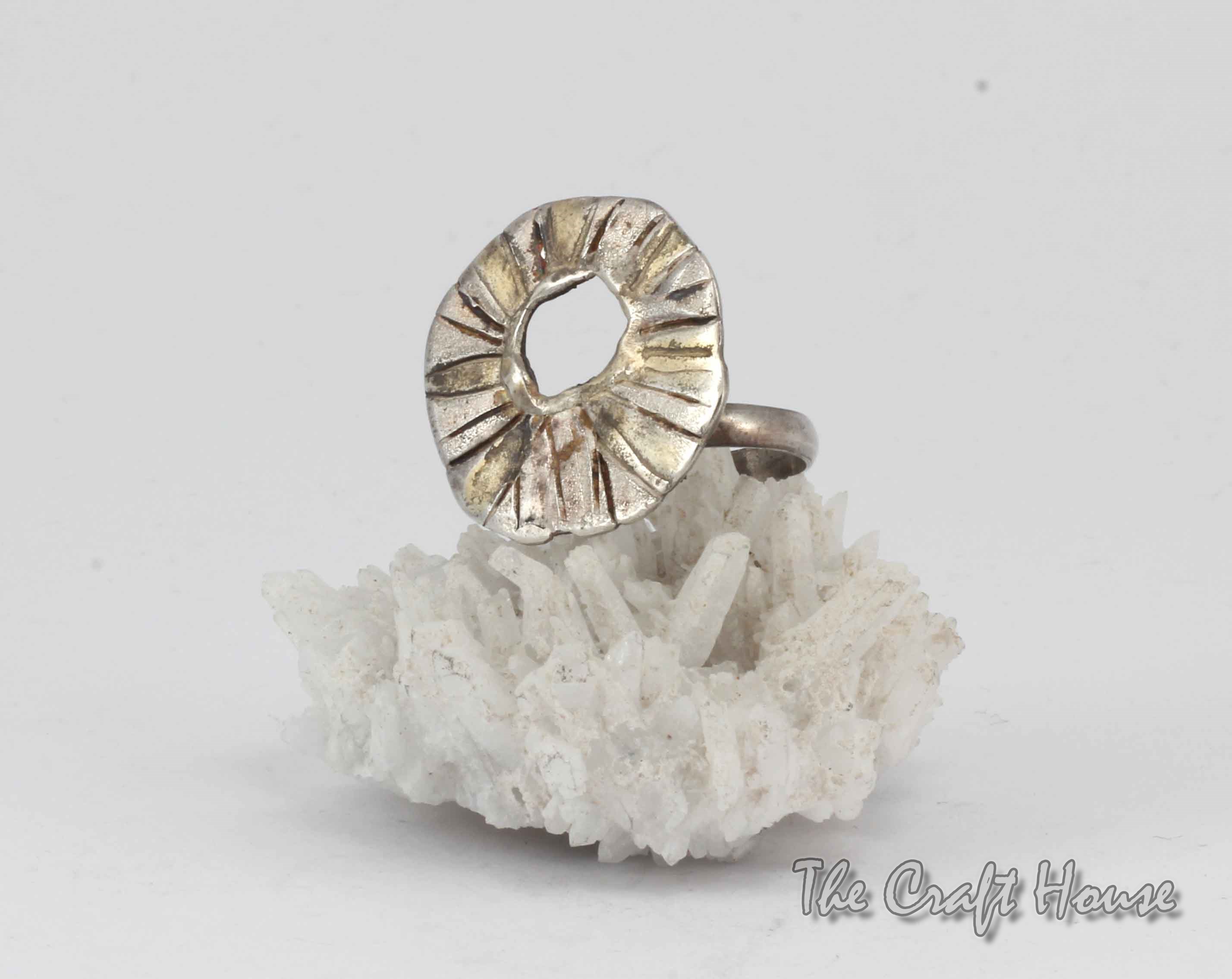 Silver ring with gold-plating - 39.88 € (78  lv)