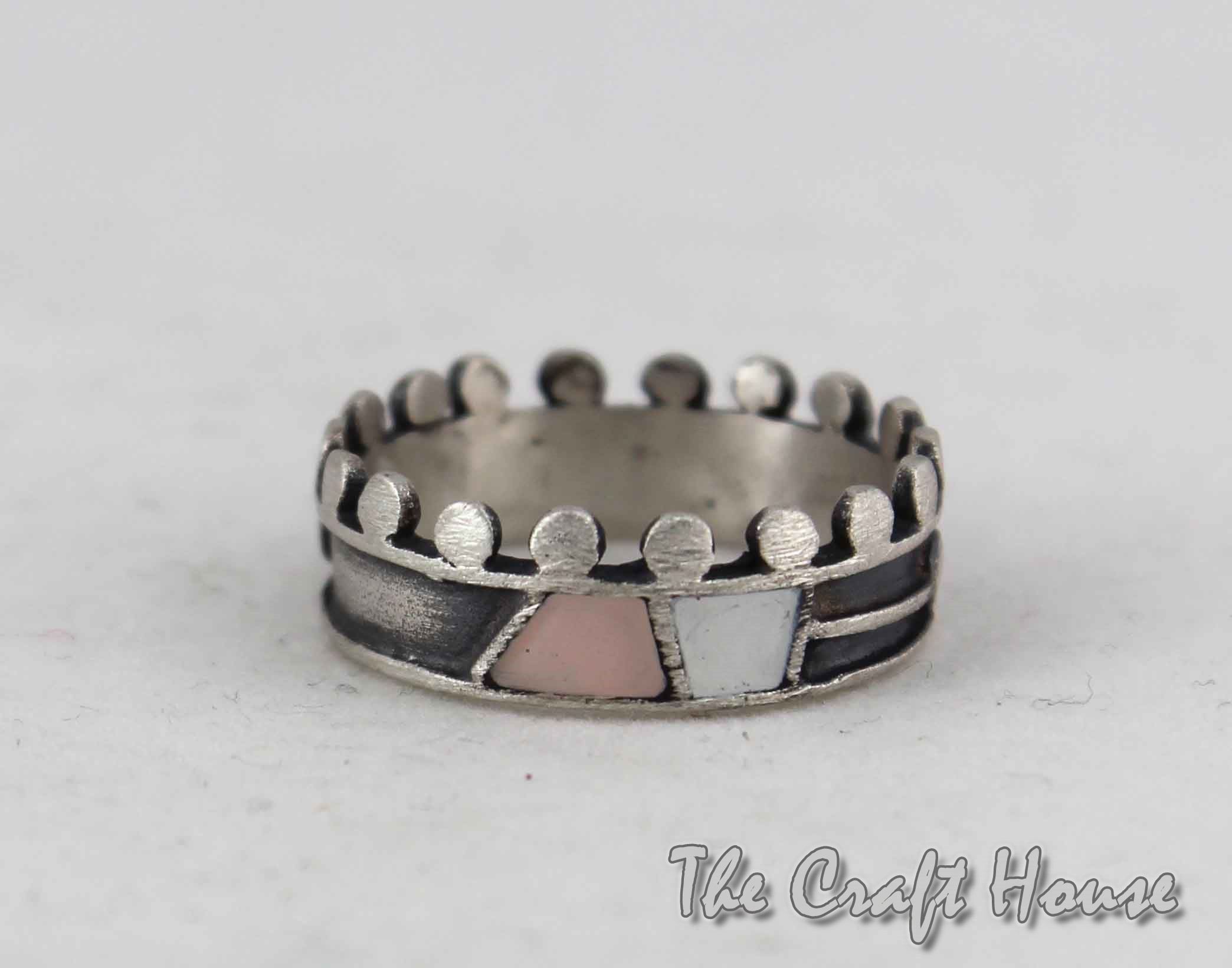 Silver ring with enamel - 39.88 € (78 lv)