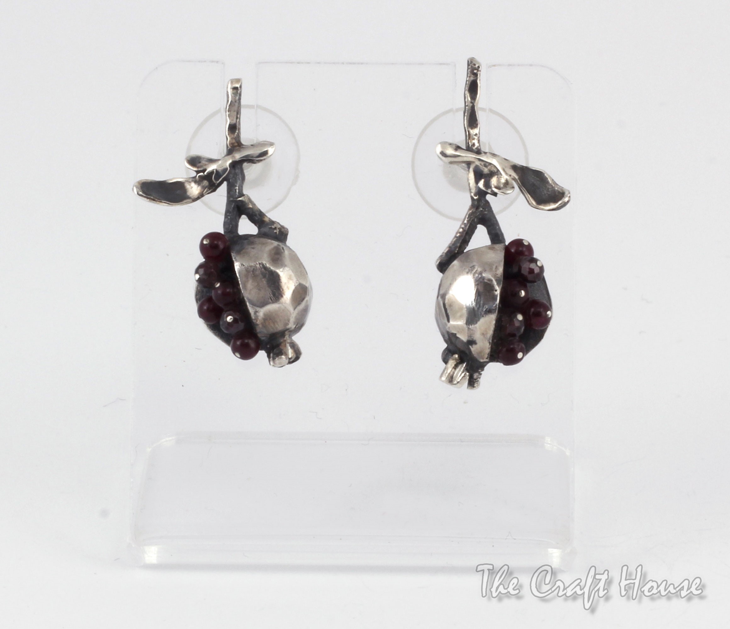 Silver earrings 'Pomegranates' - 76.69 € (150 lv)
