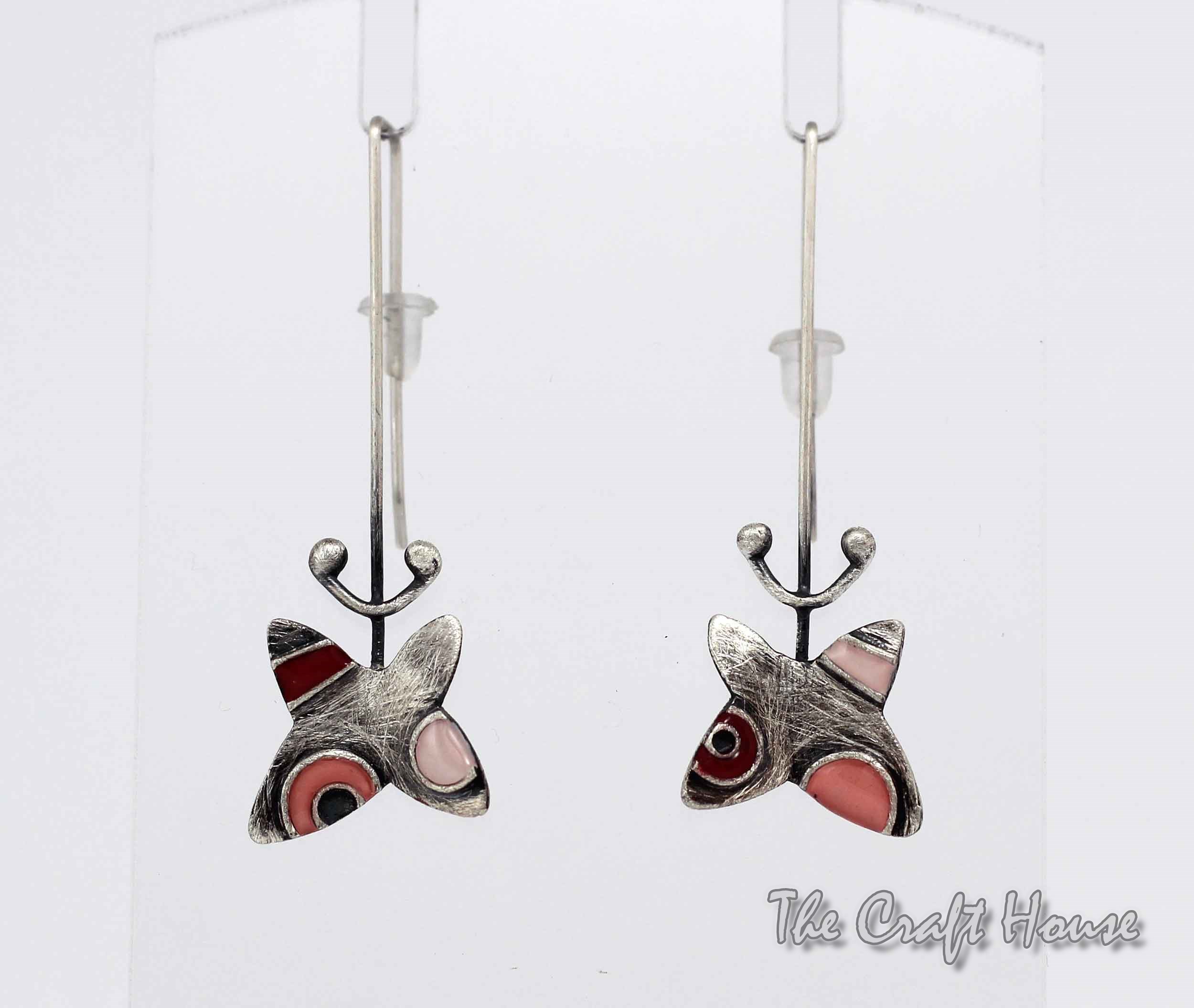 Silver earrings 'Butterfly' - € ( lv)